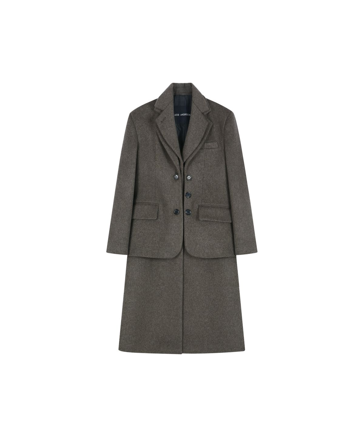 앤더슨벨(ADSB ANDERSSON BELL) BLAZER LAYERED 26 COAT (BROWN)