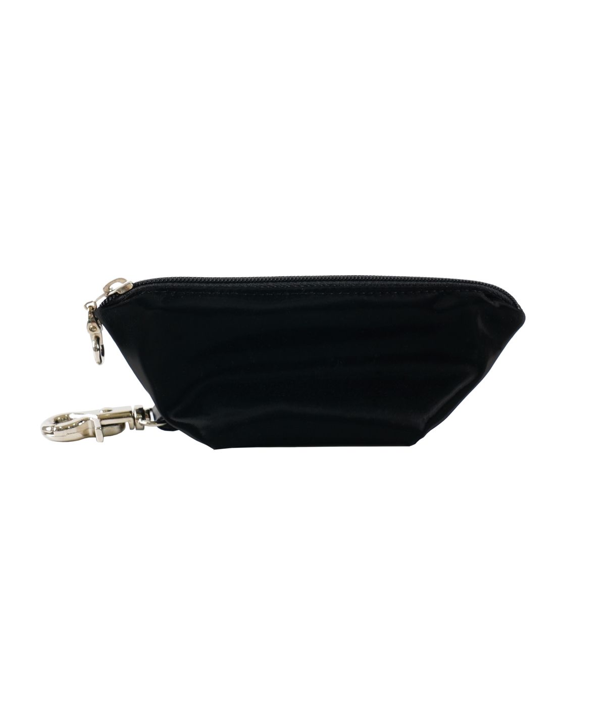 주오니(ZUONI) 로즈 미니 키링 파우치(블랙) / Rose mini keyring pouch_black