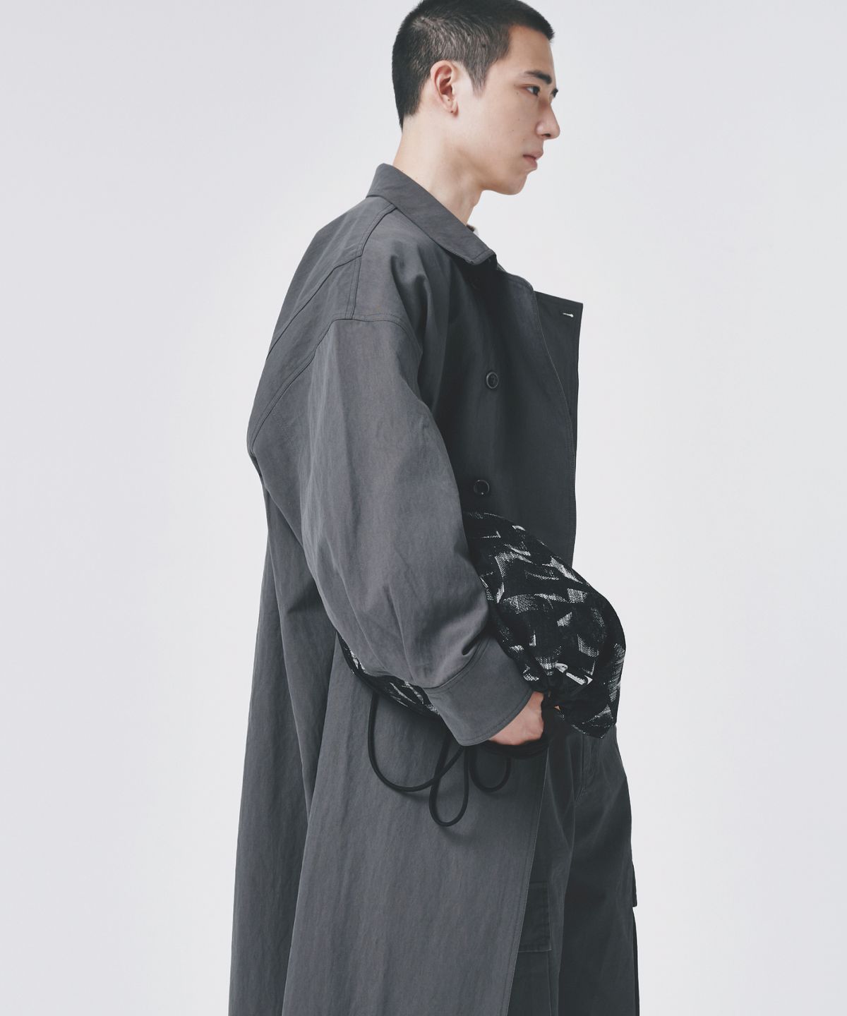콜드블랭킷(COLD BLANKET) 드러머백, 투웨이 스트링 드로우백 자카드