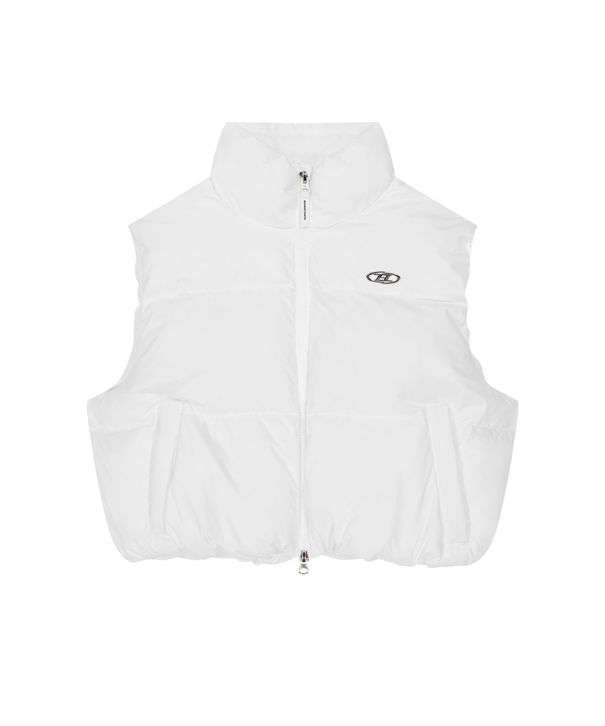 본투윈(BORN TO WIN) W CHROME B CLOUD PADDING VEST [WHITE]