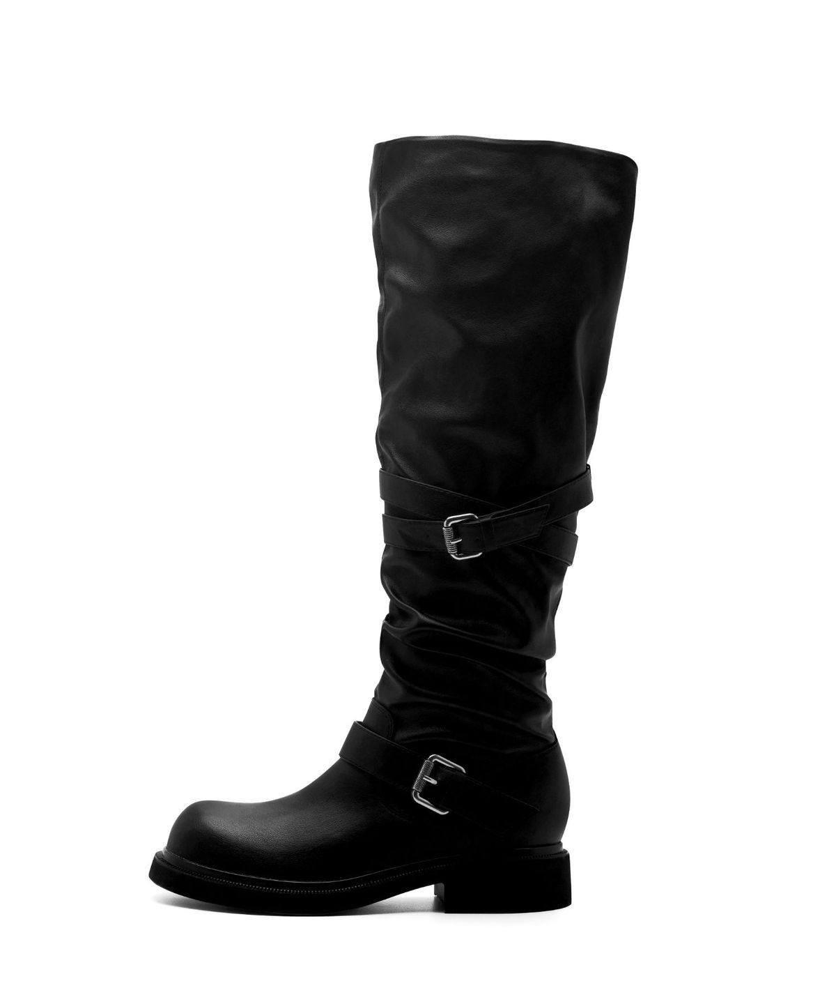 아삐에 마르슈(APIED MARCHE) Le Flare Slouchy Leather Long Boots 소가죽 롱 부츠  4.5cm -PM3044 (3color)