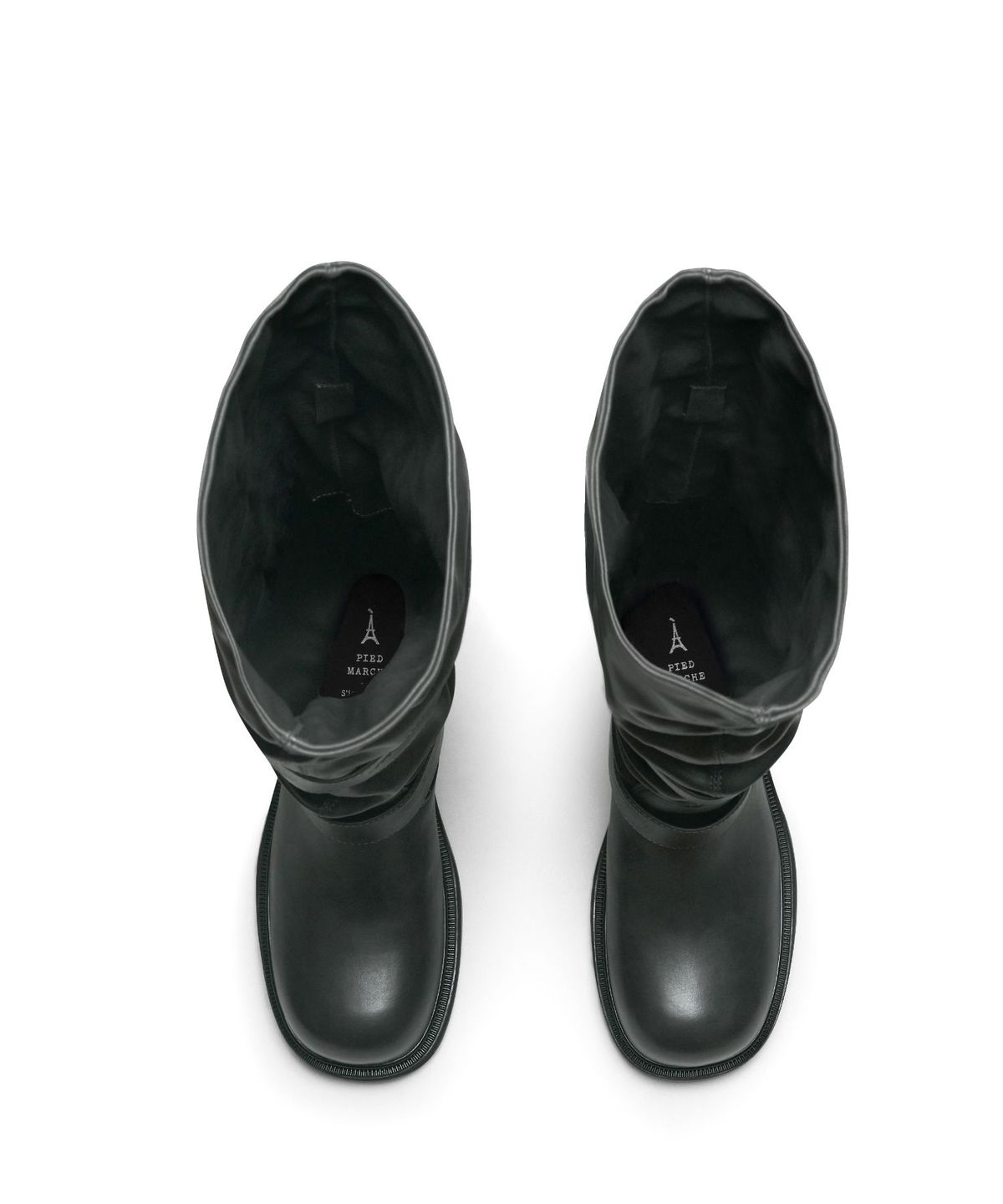 아삐에 마르슈(APIED MARCHE) Le Flare Slouchy Leather Long Boots 소가죽 롱 부츠  4.5cm -PM3044 (3color)