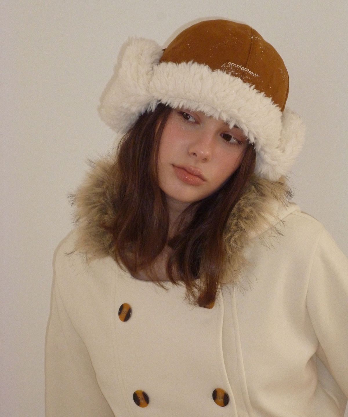 옴니포턴트(OMNIPOTENT) omn Fur Earmuff Hat