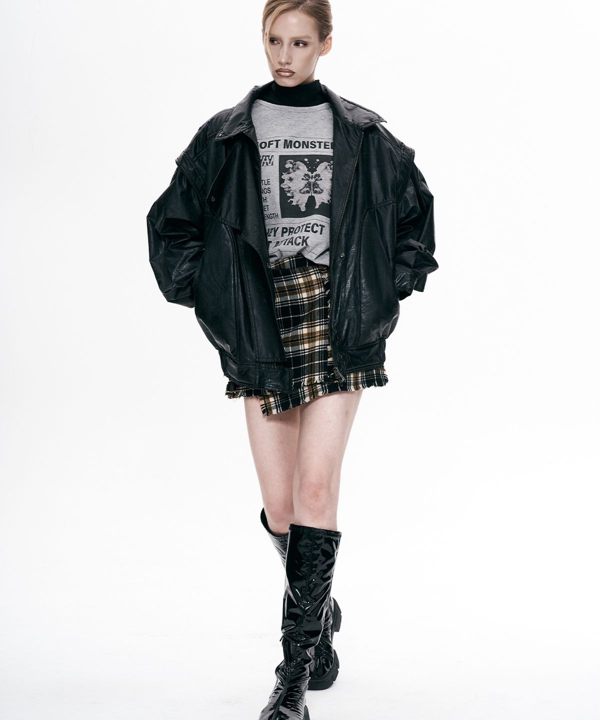 비건타이거(VEGAN TIGER) VINTAGE RIDER JACKET_BLACK