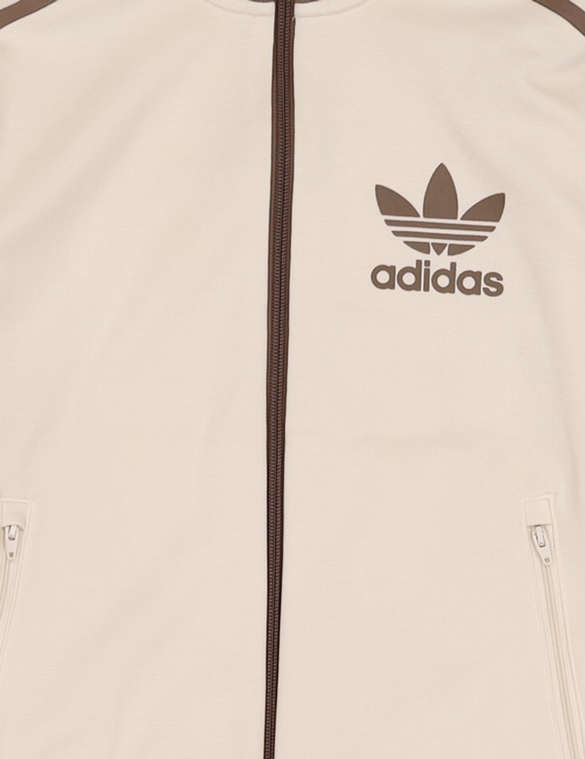 아디다스(ADIDAS) 베켄바우어 트랙탑 - 원더화이트:트레이스브라운 / JC5807 S