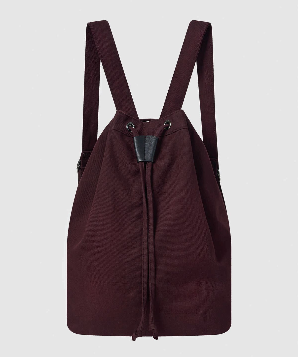베에커(VAERKER) Draw String Rucksack - Burgundy