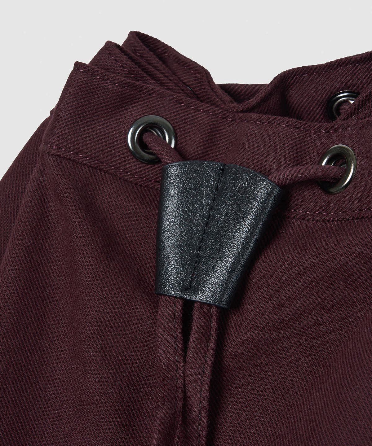 베에커(VAERKER) Draw String Rucksack - Burgundy