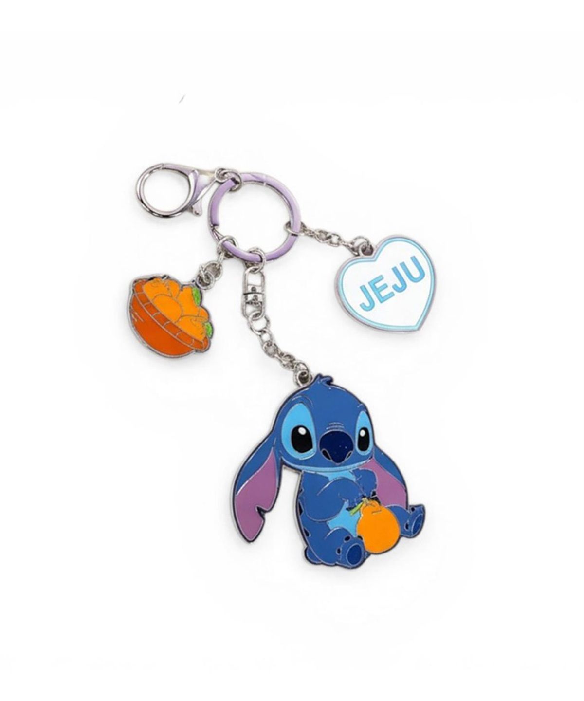 디즈니 스토어(DISNEY STORE) 디즈니 코리아 릴로앤스티치 스티치 제주 메탈 키링 (100226051)