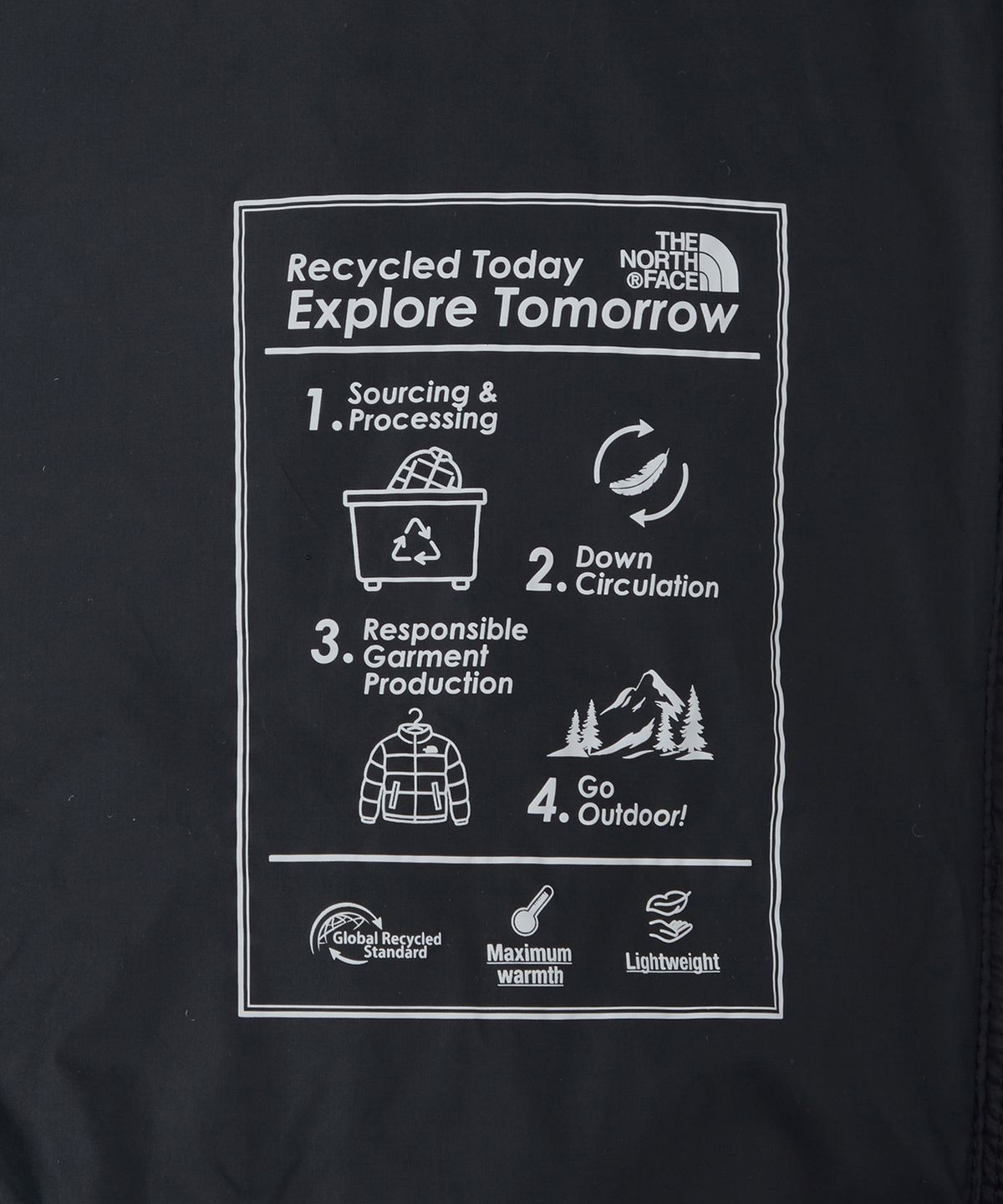 노스페이스(THE NORTH FACE) NJ1DS61D 남성 라이트 팩 다운 자켓 REAL BLACK