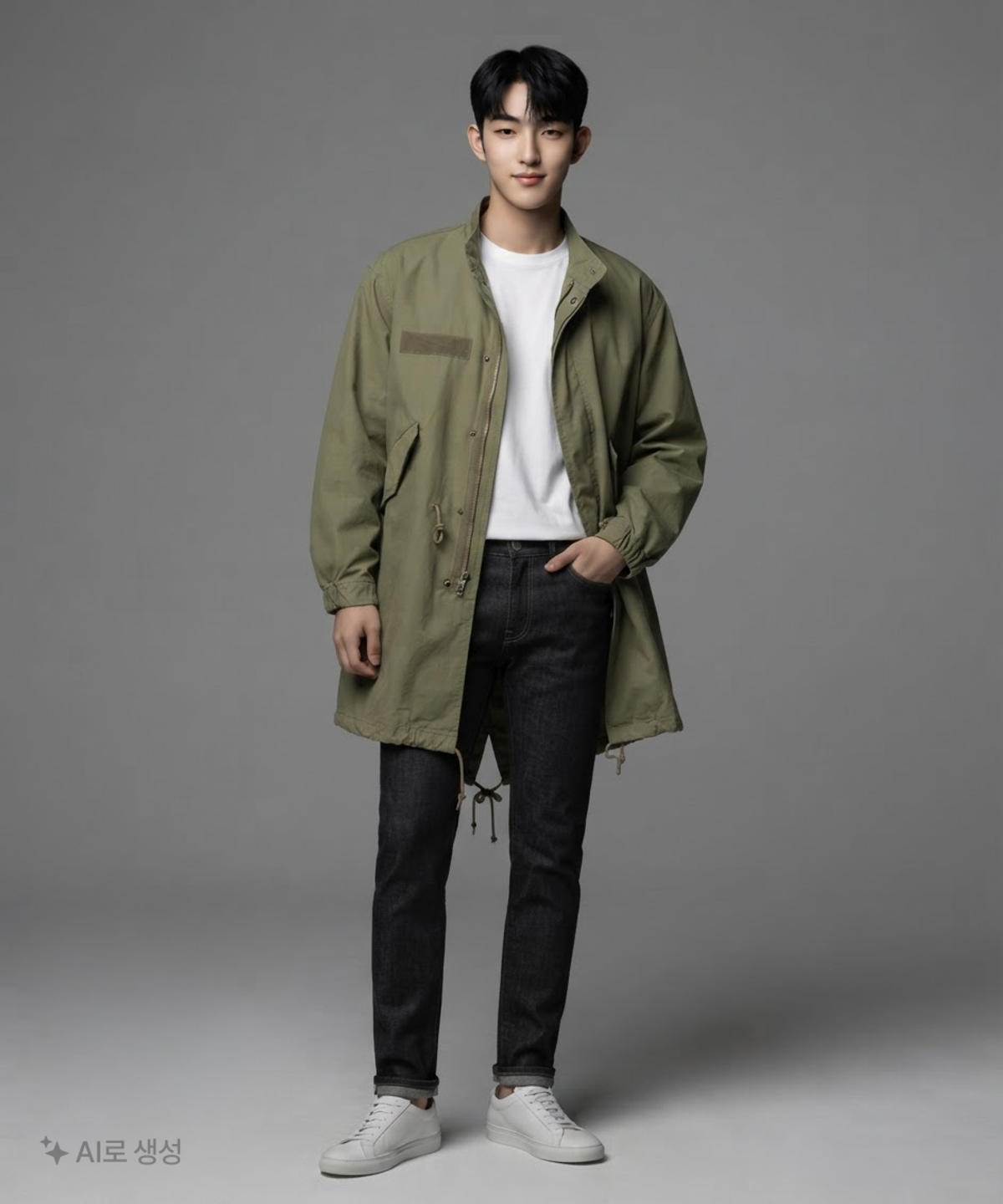 본로우(BONRROW) 사파리/헌팅 재킷 XL