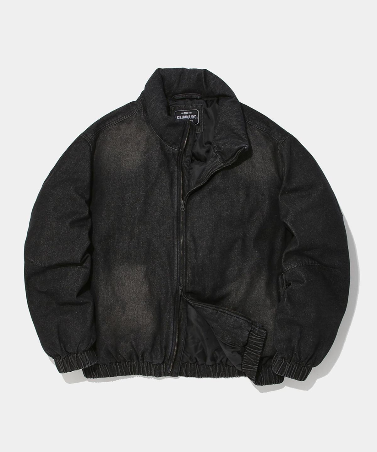 컬럼비아 유니버시티(COLUMBIA UNIVERSITY) STREET DENIM OVER PUFFER JACKET_GRAY JEANS