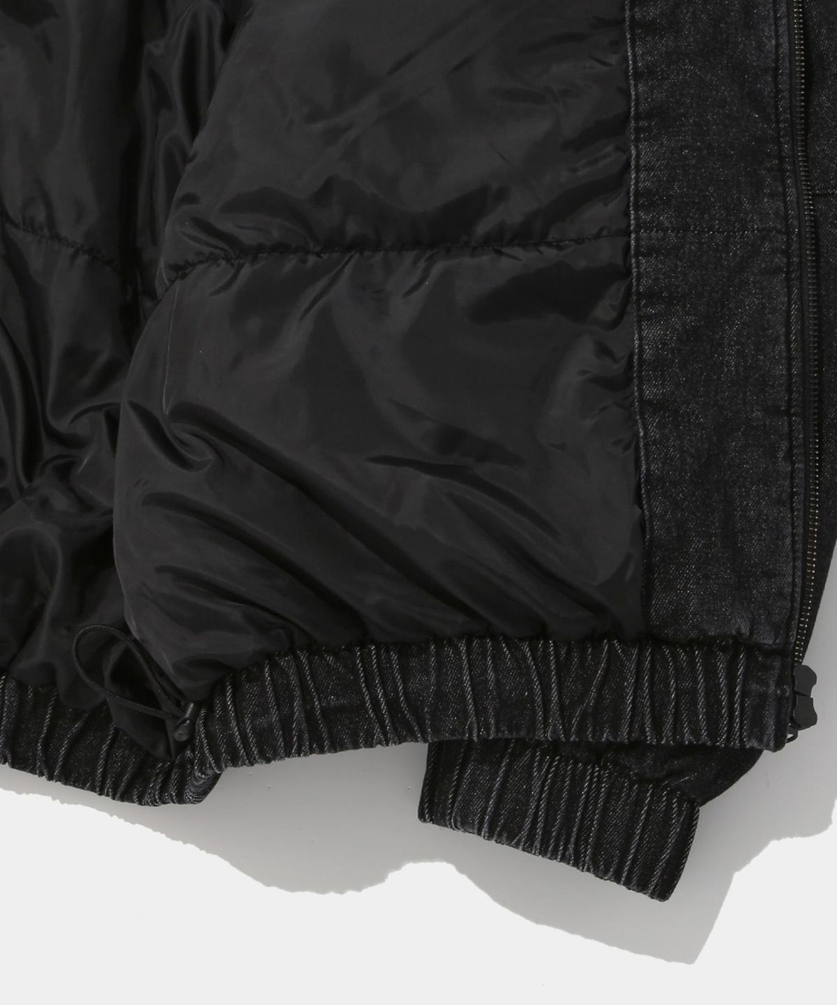 컬럼비아 유니버시티(COLUMBIA UNIVERSITY) STREET DENIM OVER PUFFER JACKET_GRAY JEANS