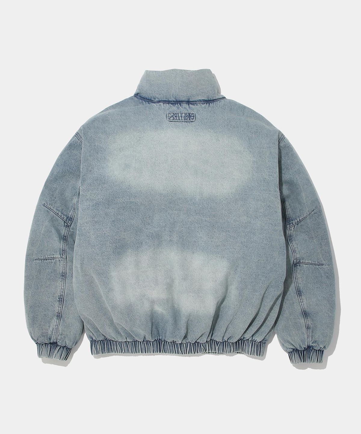컬럼비아 유니버시티(COLUMBIA UNIVERSITY) STREET DENIM OVER PUFFER JACKET_LIGHT JEANS