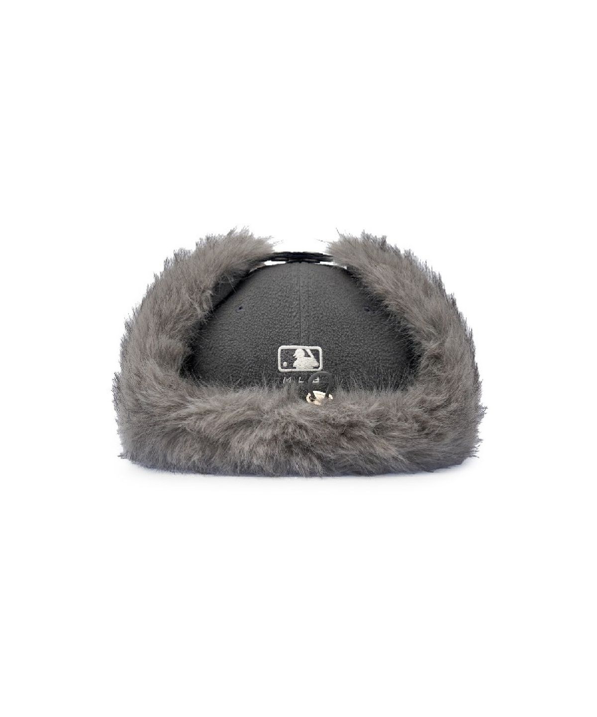 엠엘비(MLB) 플리스 배색 트루퍼캡 NY (Mg.Charcoal Gray)