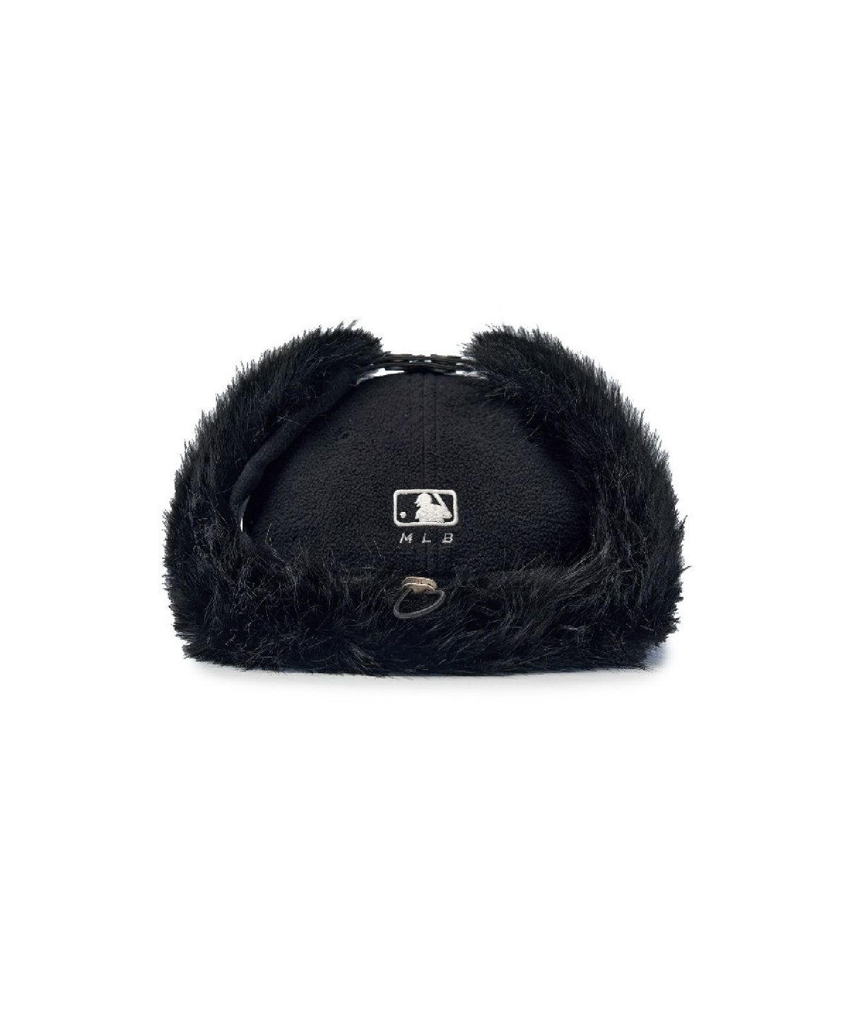 엠엘비(MLB) 플리스 배색 트루퍼캡 NY (Black)