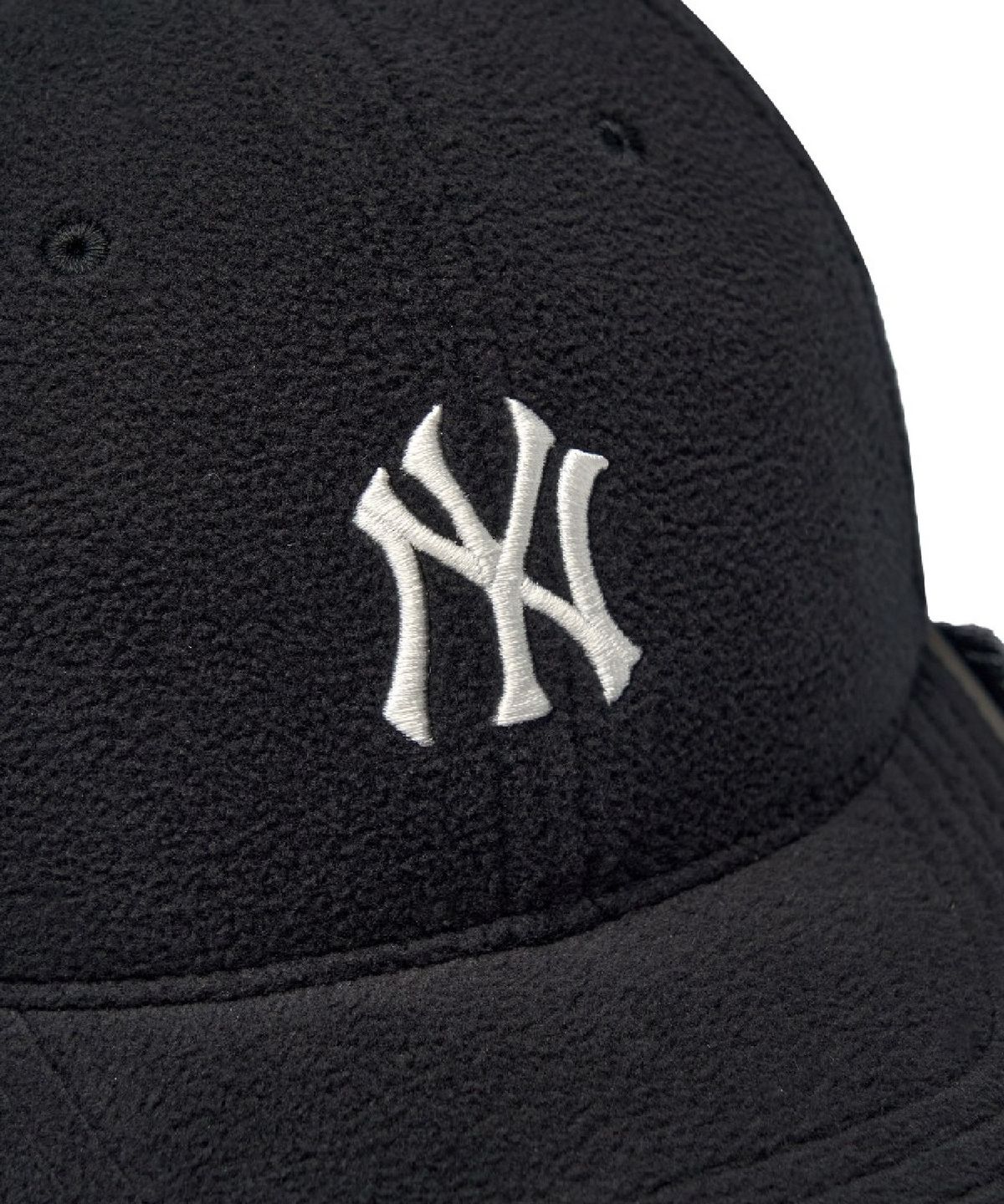 엠엘비(MLB) 플리스 배색 트루퍼캡 NY (Black)