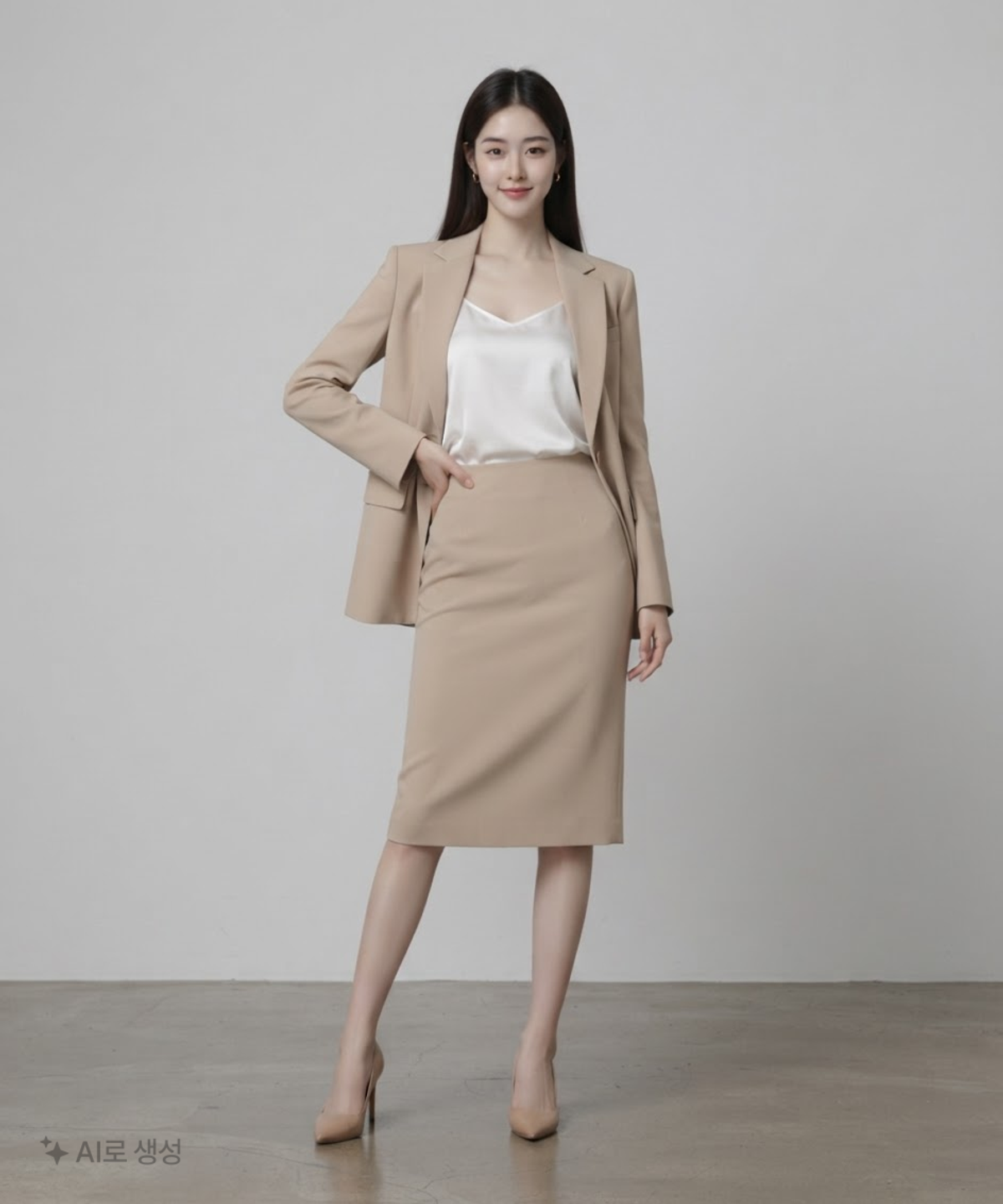 무신사 스탠다드(MUSINSA STANDARD) 미디스커트 S