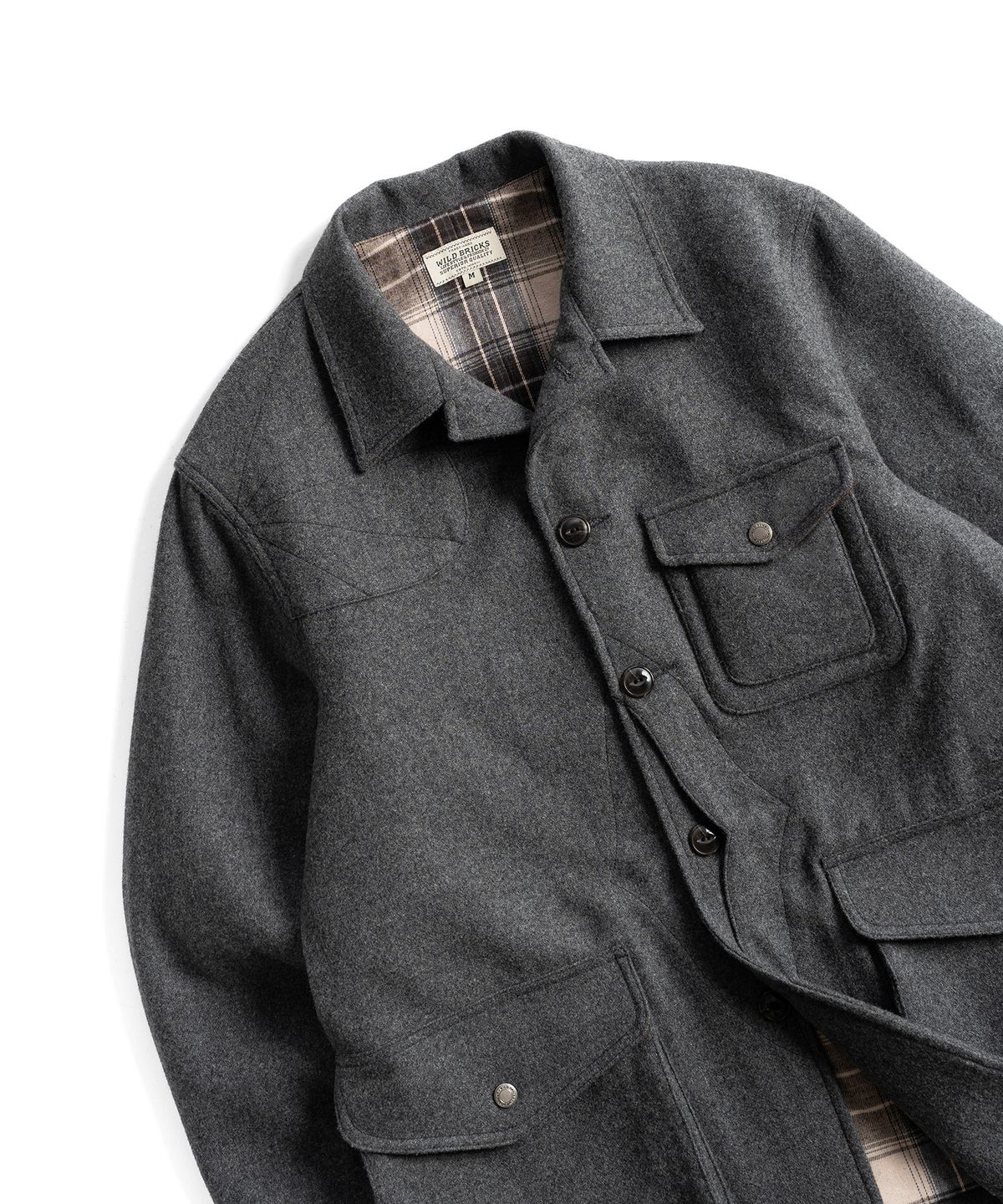 와일드 브릭스(WILD BRICKS) W26 UPLAND HUNTING JACKET (grey)