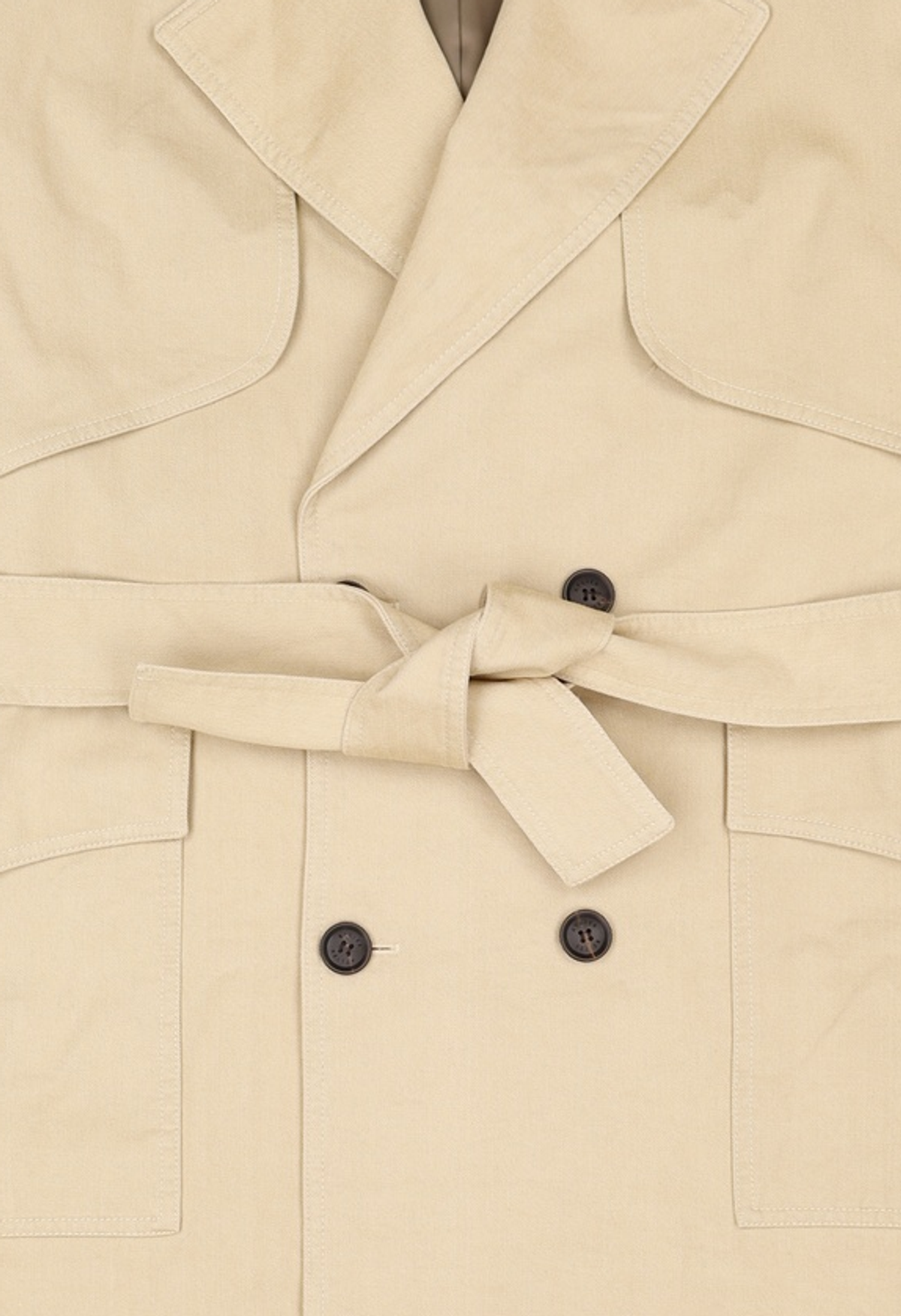 벨리에(BELIER) Oversized Trench Coat - Sand Beige  [오버사이즈 트렌치 코트 - 샌드 베이지] M