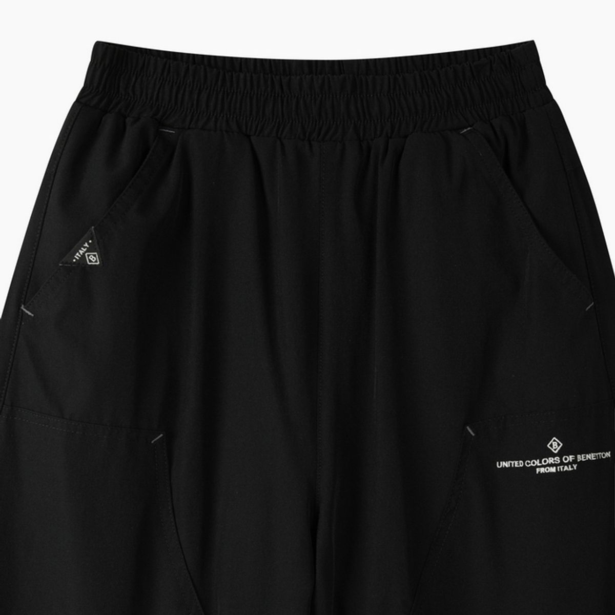 베네통키즈(BENETTONKIDS) 테크 배럴핏 화섬팬츠_QAPT04661BK