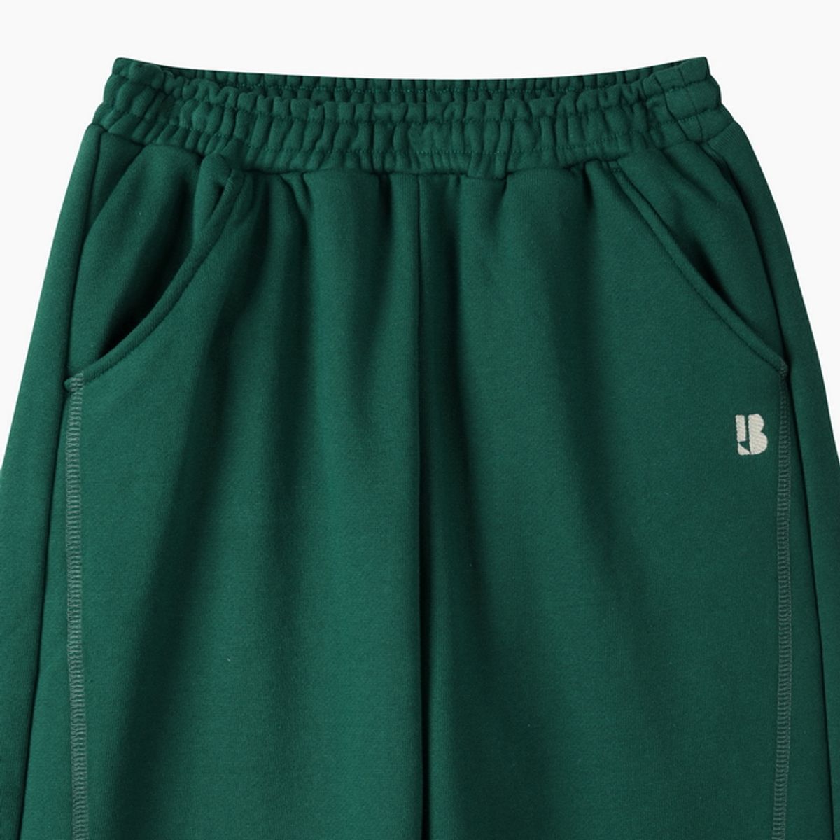 베네통키즈(BENETTONKIDS) 주니어 배럴핏 트레이닝 팬츠_QATP09661GN