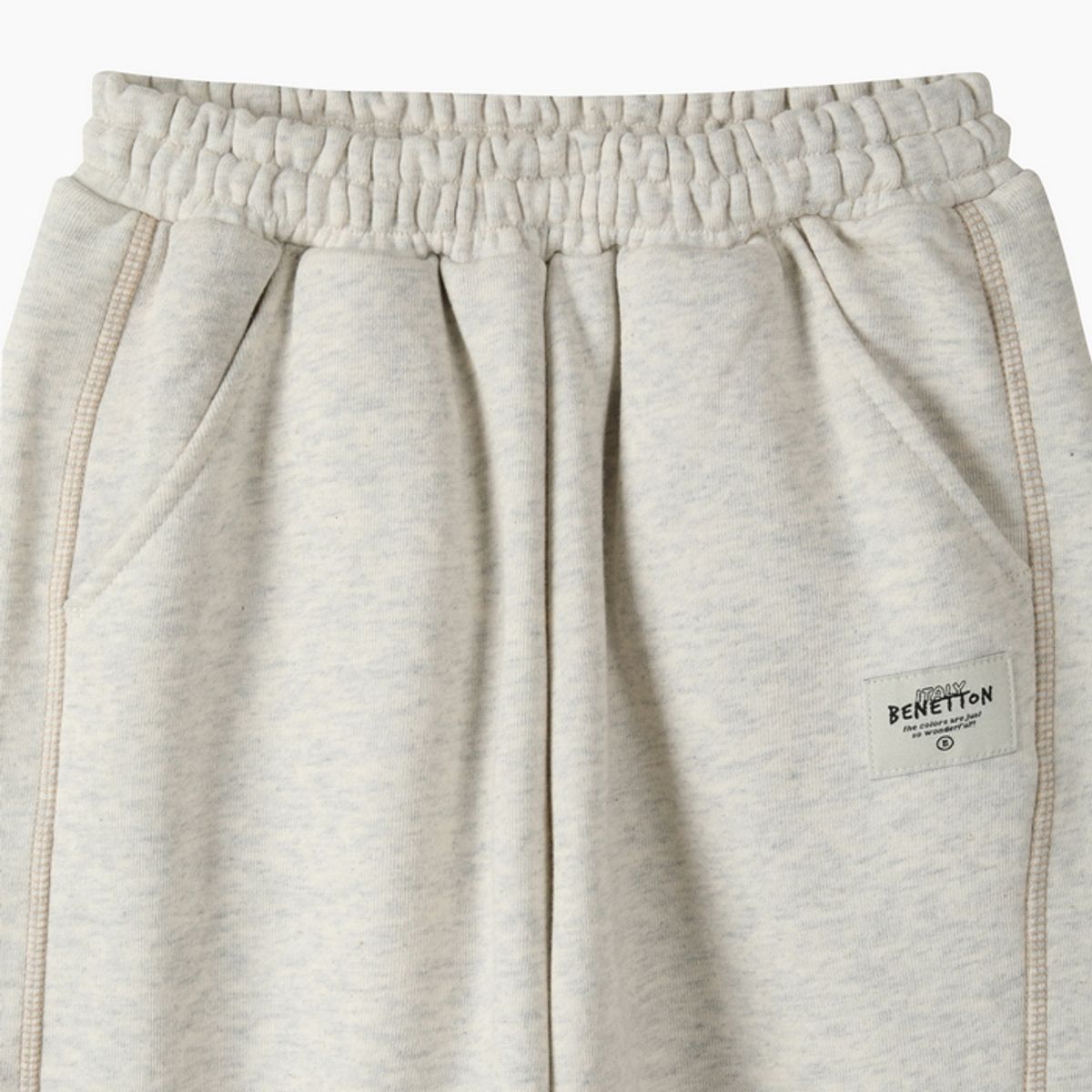 베네통키즈(BENETTONKIDS) [Online Exclusive] 주니어 배럴핏 트레이닝 팬츠_QATP13661OT