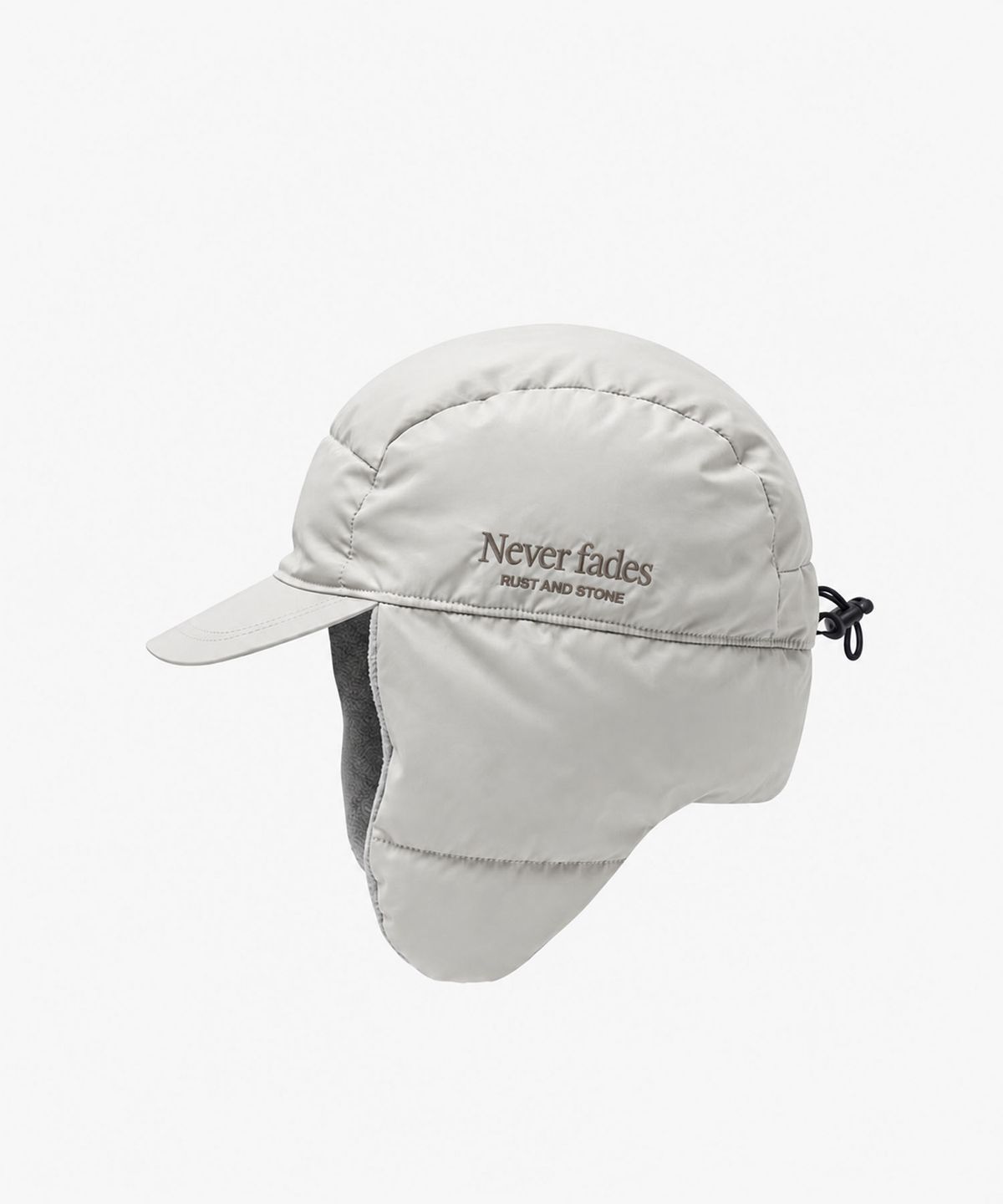 러스트앤스톤(RUSTANDSTONE) 패딩 이어플랩 햇 그레이 Padding Earflap Hat Gray