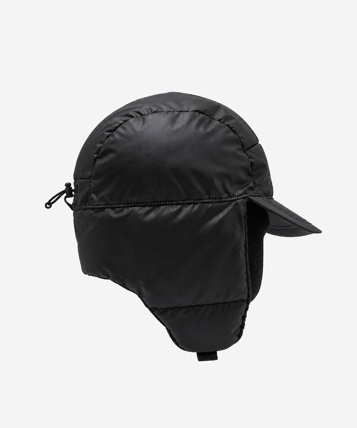 러스트앤스톤(RUSTANDSTONE) 패딩 이어플랩 햇 블랙 Padding Earflap Hat Black