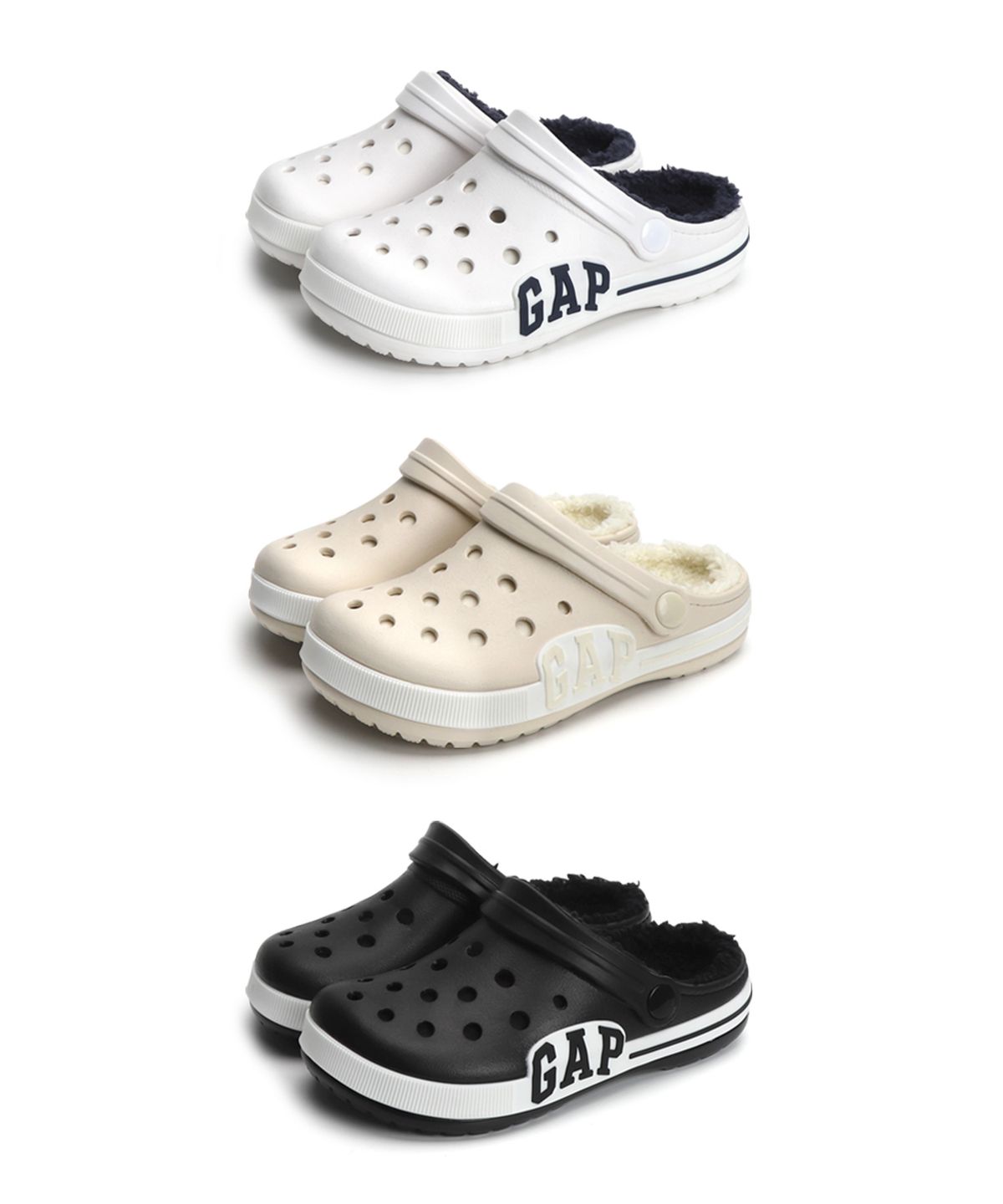 갭 키즈(GAP KIDS) 토이 퍼 방한샌들 블랙