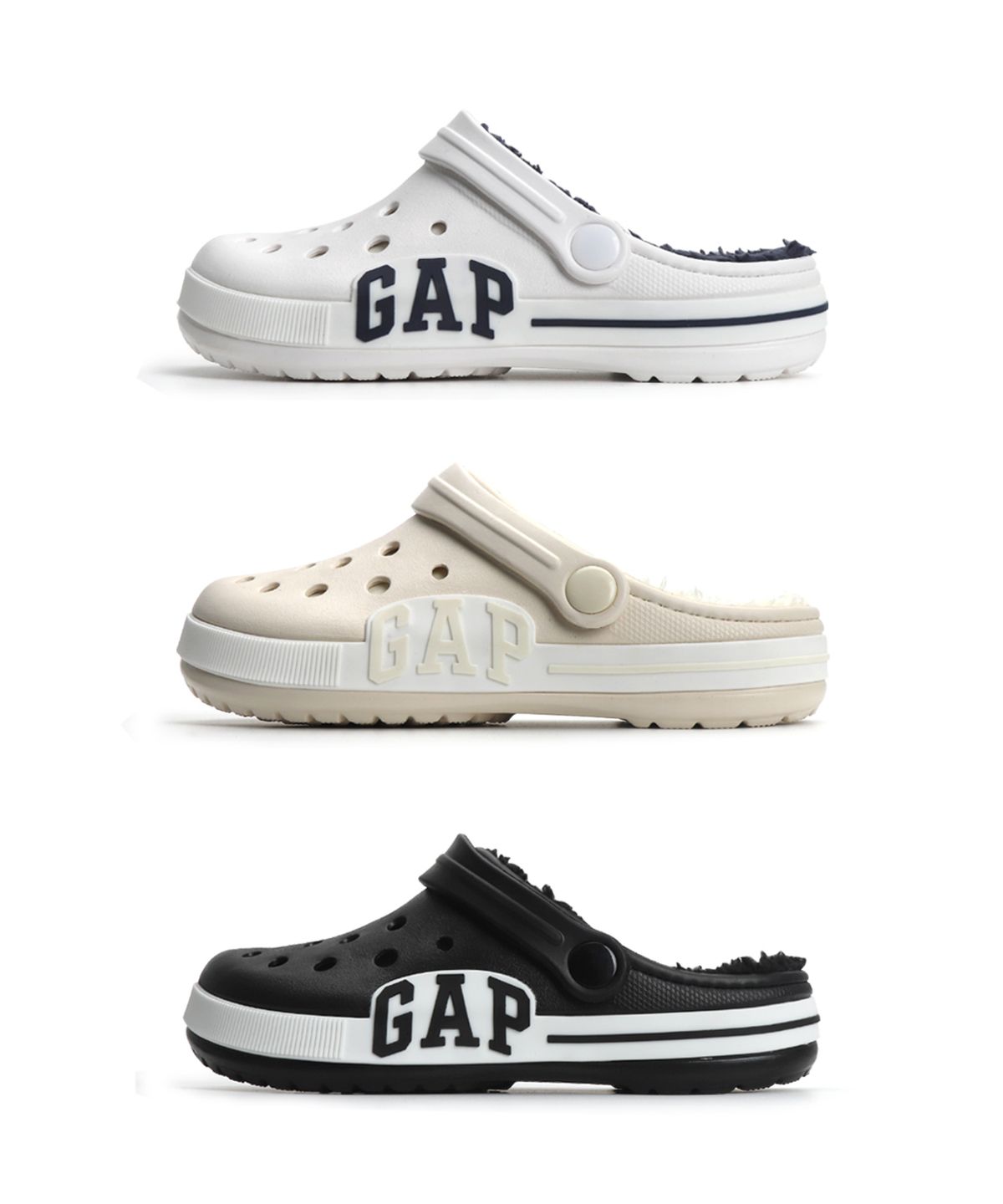 갭 키즈(GAP KIDS) 토이 퍼 방한샌들 화이트