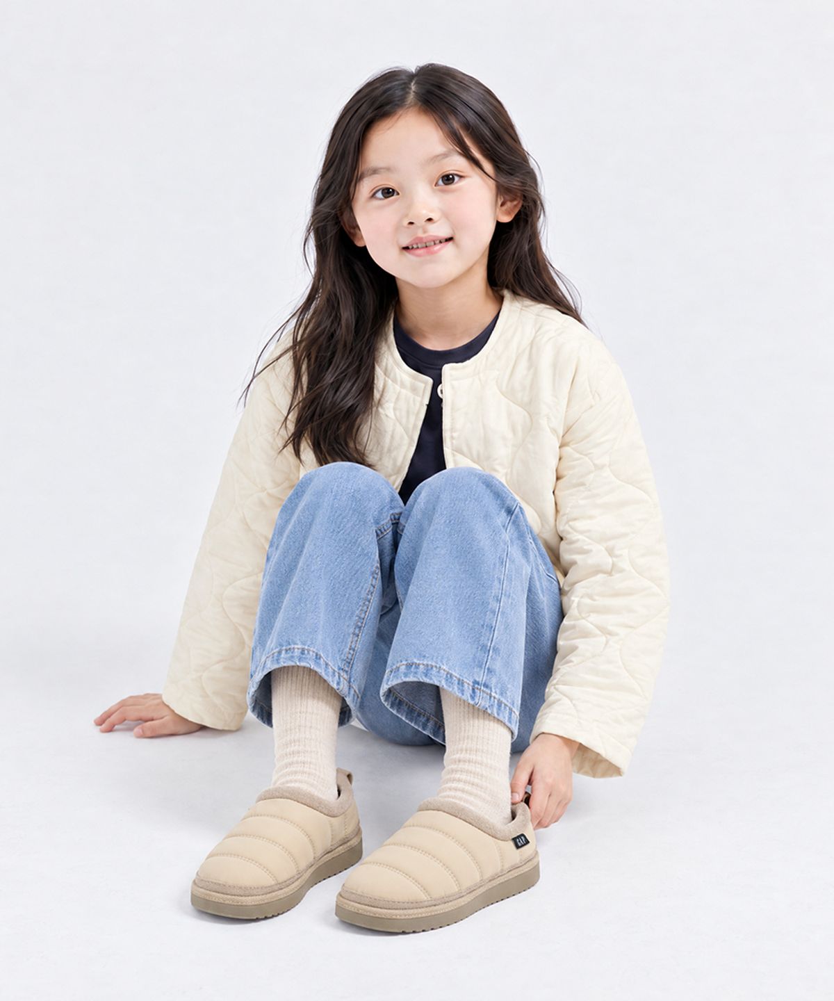 갭 키즈(GAP KIDS) 햅번 키즈 방한화 베이지