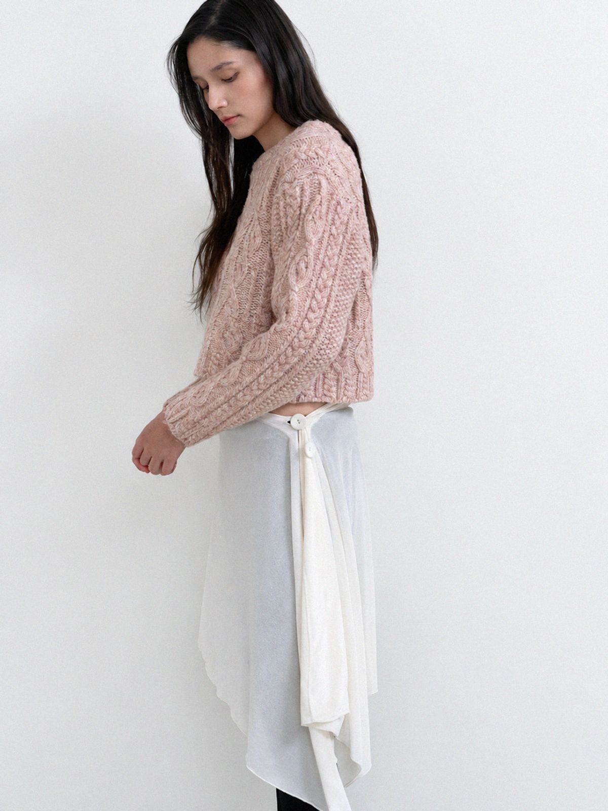 메르헨(MERCHEN) Velvet multi-way wrap skirt_2color (머플러,숄 가능)