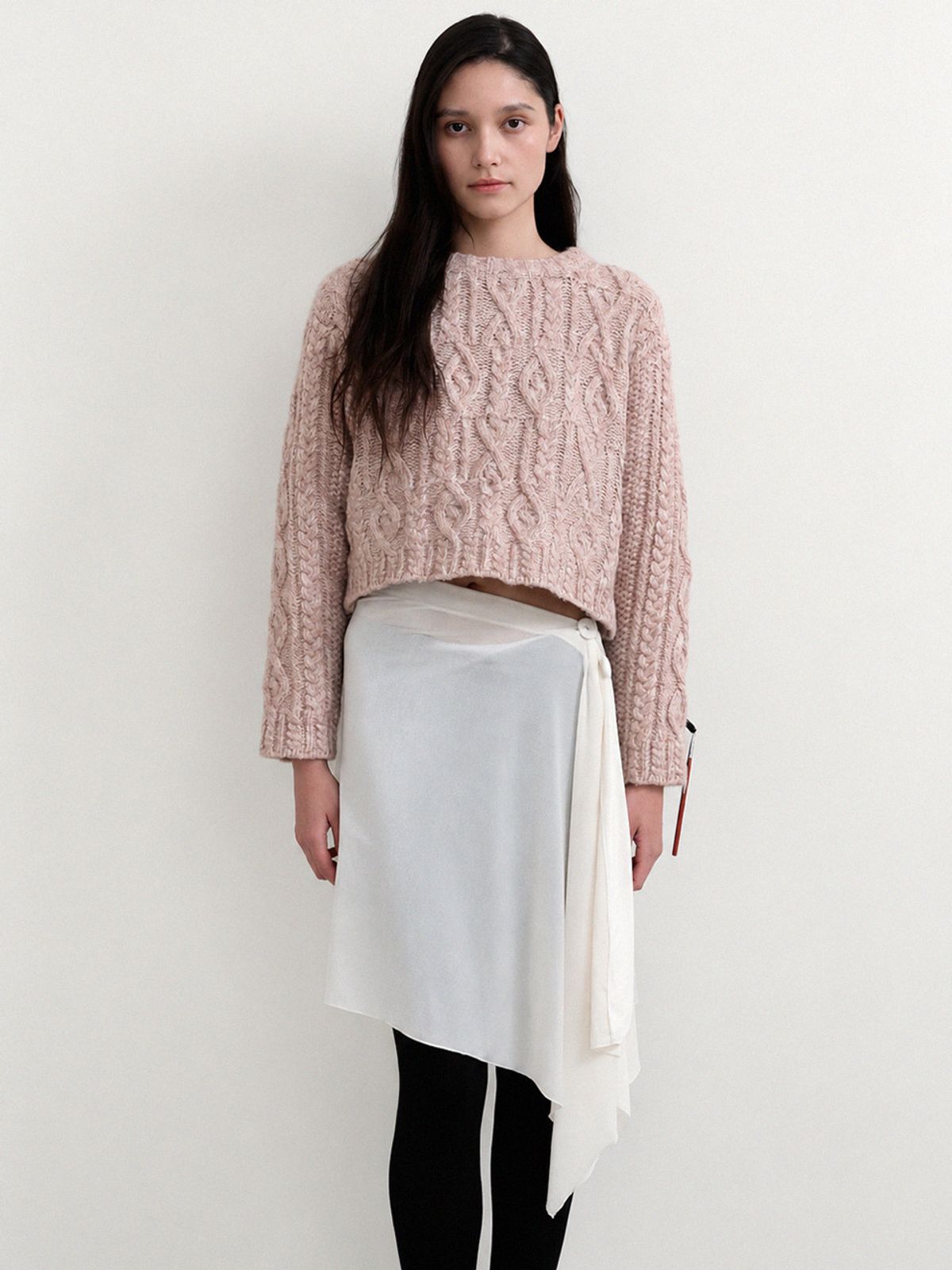 메르헨(MERCHEN) Velvet multi-way wrap skirt_2color (머플러,숄 가능)