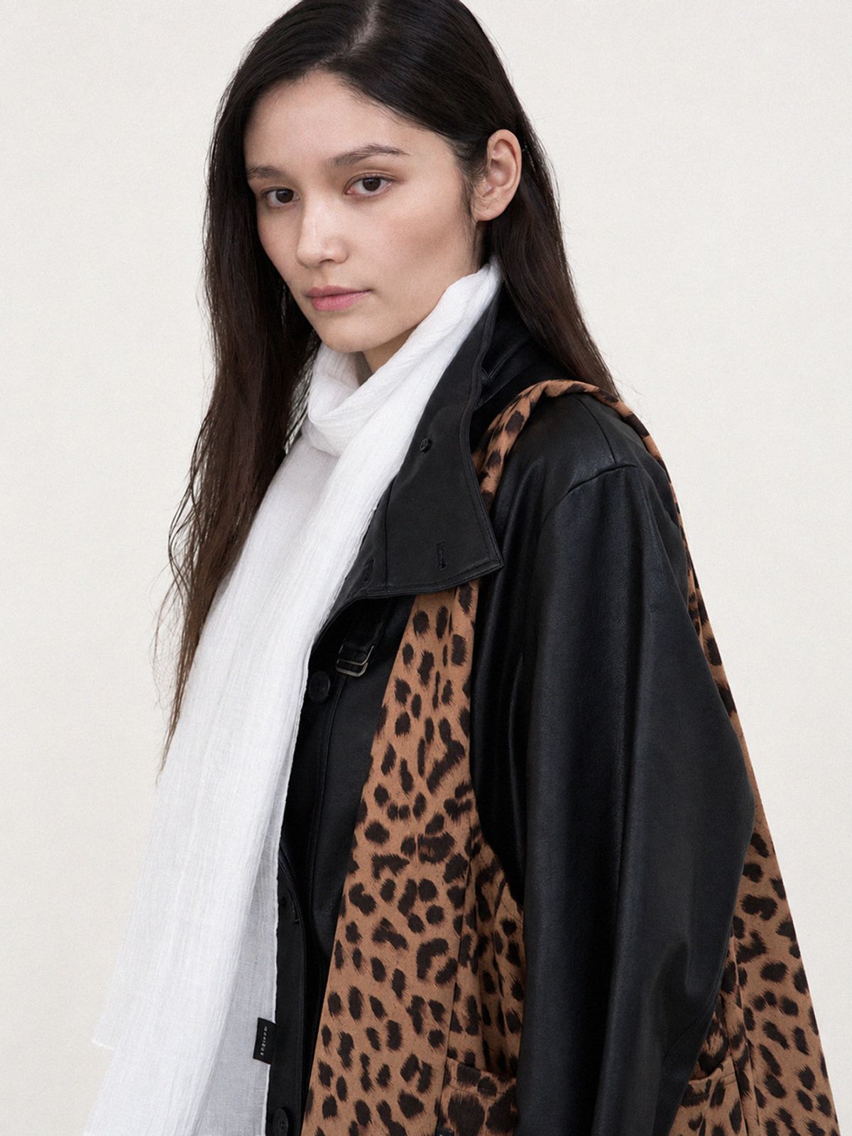 메르헨(MERCHEN) Leopard daily shoulder bag_2color