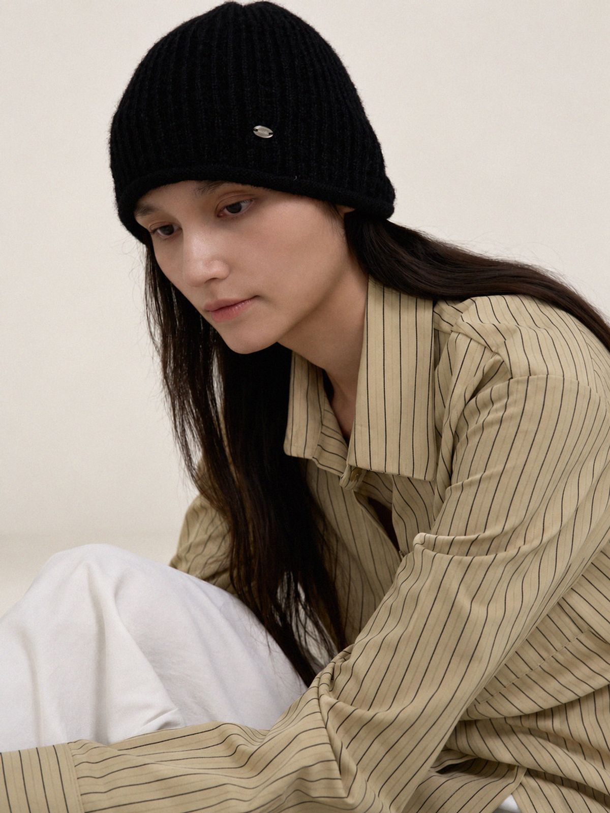 메르헨(MERCHEN) Nep knit beanie_4Color
