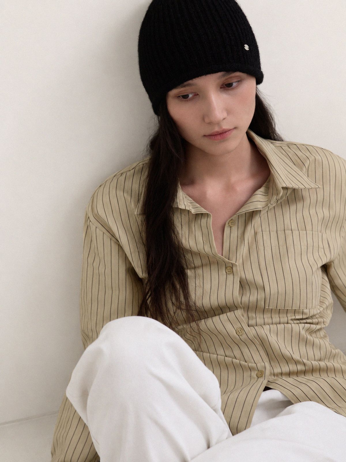 메르헨(MERCHEN) Nep knit beanie_4Color