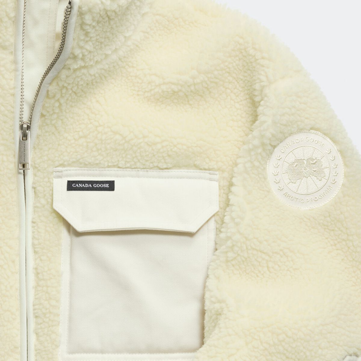 캐나다구스(CANADAGOOSE) 남성 헤리어 플리스 자켓(Cream)_Q266AMJT01CRN