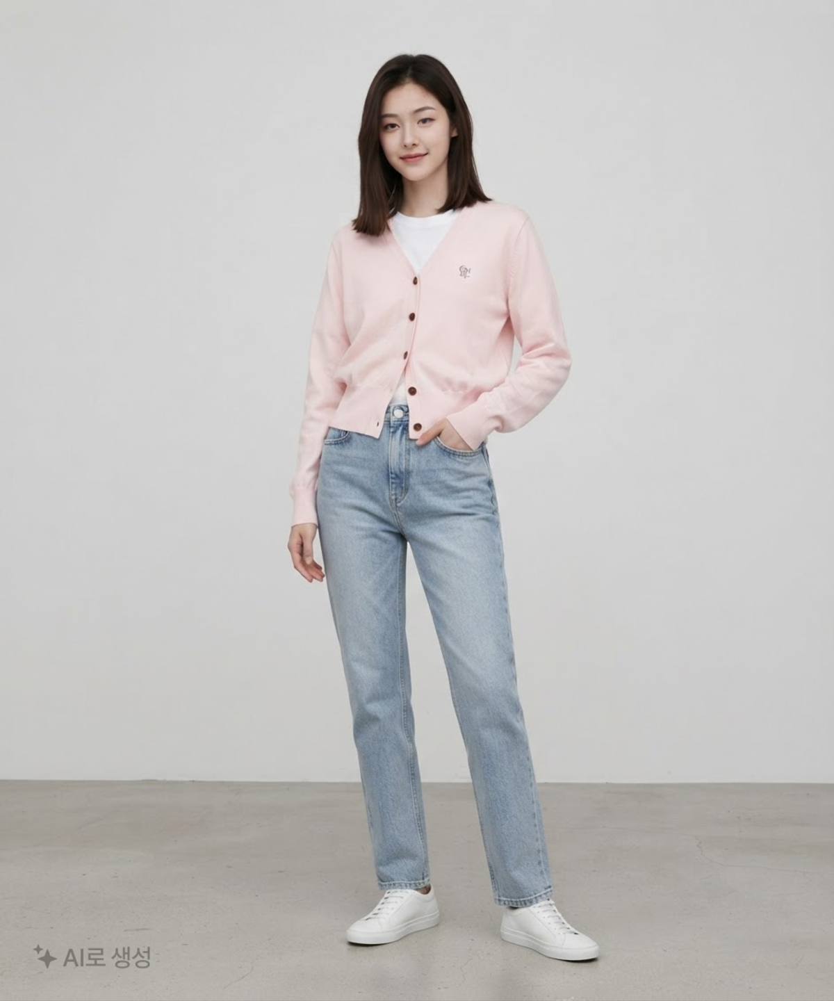 제너럴 아이디어(GENERAL IDEA) GNRL 에센셜 가디건 S