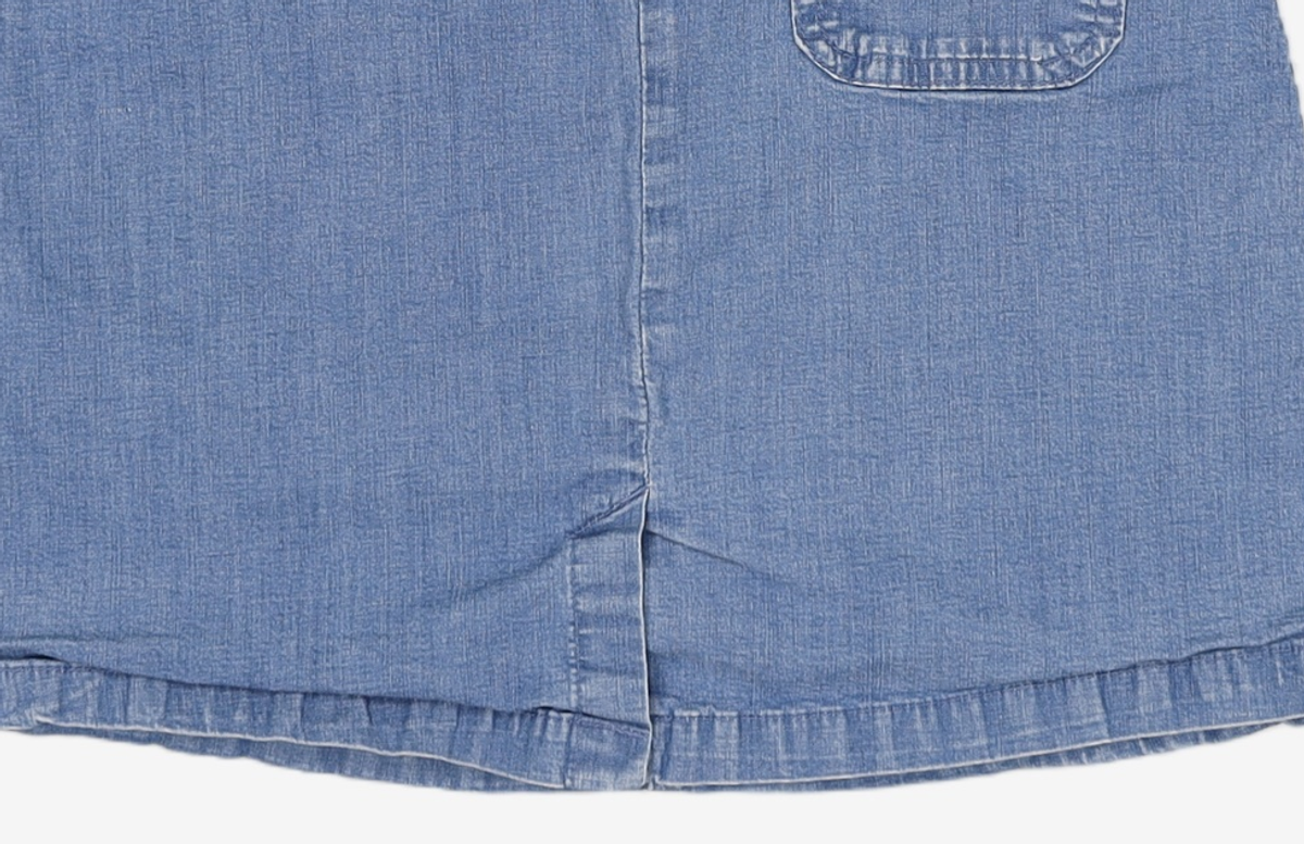 빈폴키즈(BEANPOLE KIDS) 블루 데님 오버롤 원피스 (BI2271G02P) 130