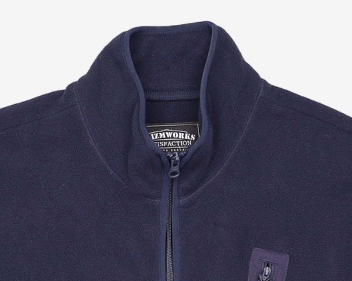 프리즘웍스(FRIZMWORKS) FLEECE ZIP UP JACKET _ NAVY M
