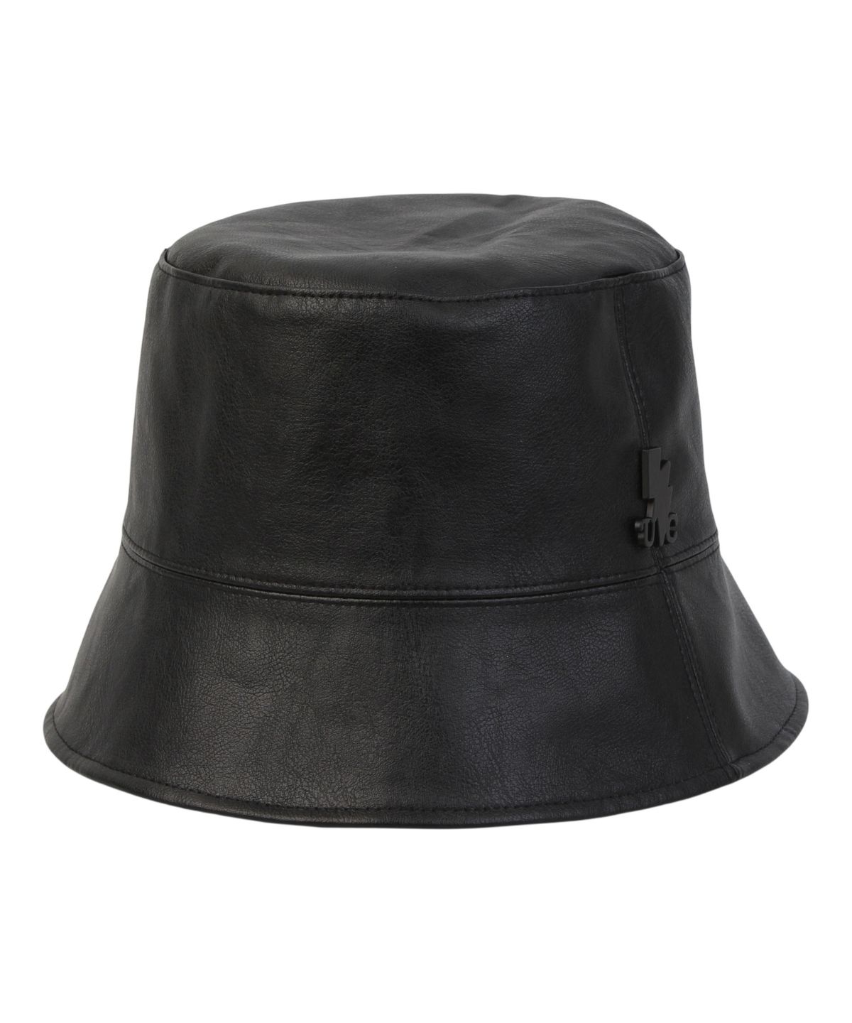 유니버셜 케미스트리(UNIVERSAL CHEMISTRY) Leather Black Drop Bucket Hat 버킷햇