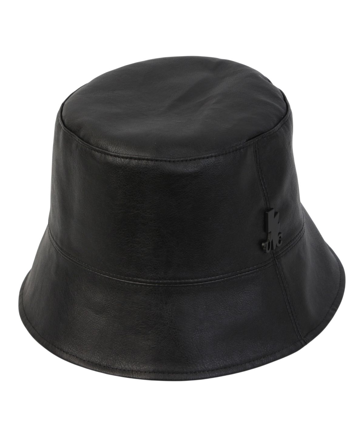 유니버셜 케미스트리(UNIVERSAL CHEMISTRY) Leather Black Drop Bucket Hat 버킷햇