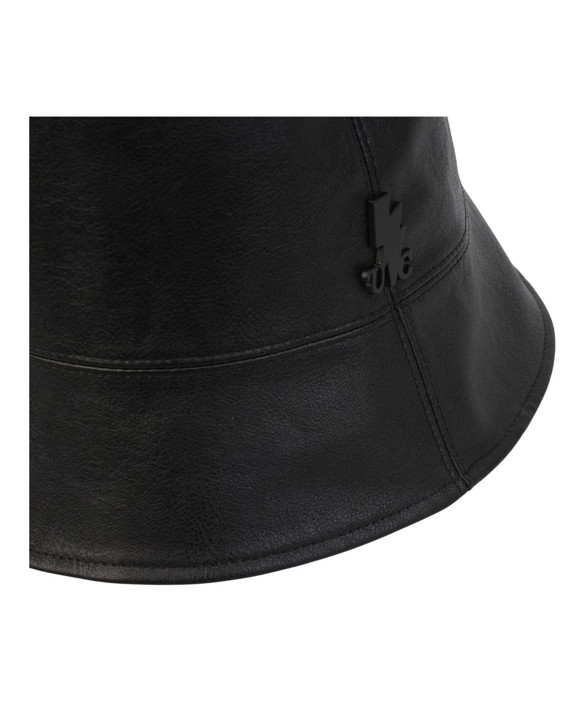 유니버셜 케미스트리(UNIVERSAL CHEMISTRY) Leather Black Drop Bucket Hat 버킷햇