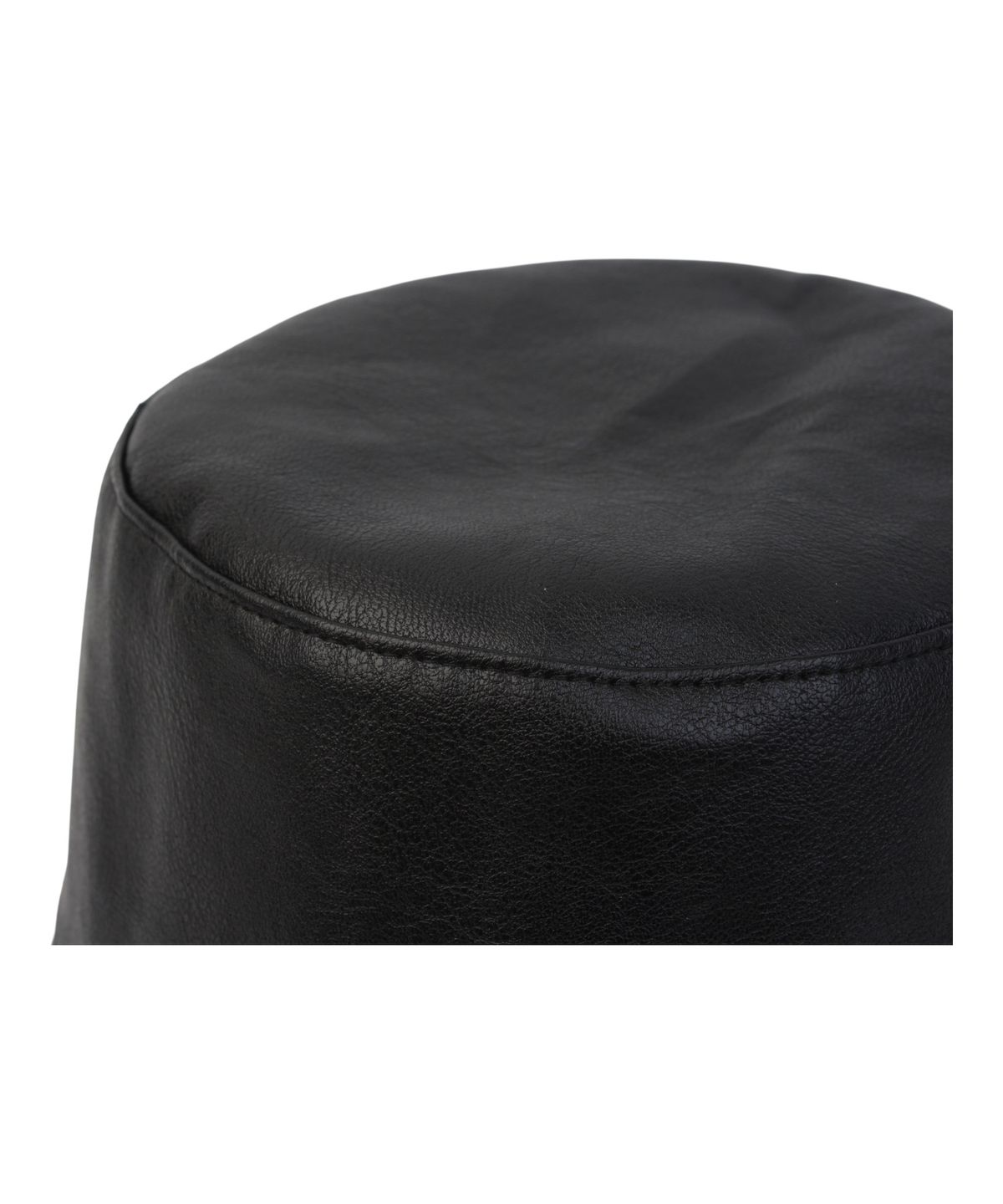 유니버셜 케미스트리(UNIVERSAL CHEMISTRY) Leather Black Drop Bucket Hat 버킷햇