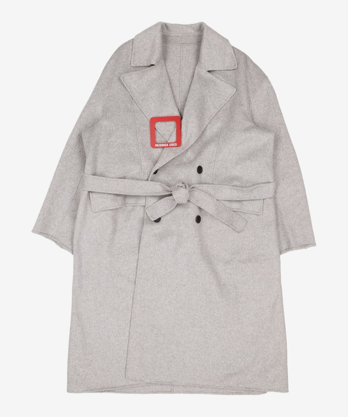메종미네드(MAISON MINED) HANDMADE OVERSIZED DOUBLE COAT GREY S