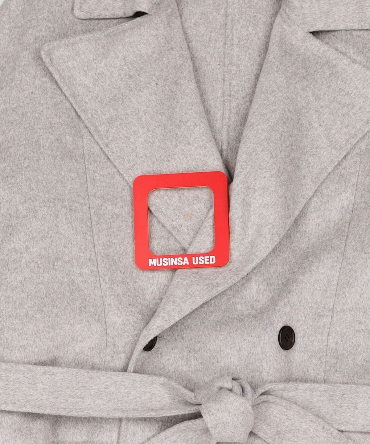 메종미네드(MAISON MINED) HANDMADE OVERSIZED DOUBLE COAT GREY S