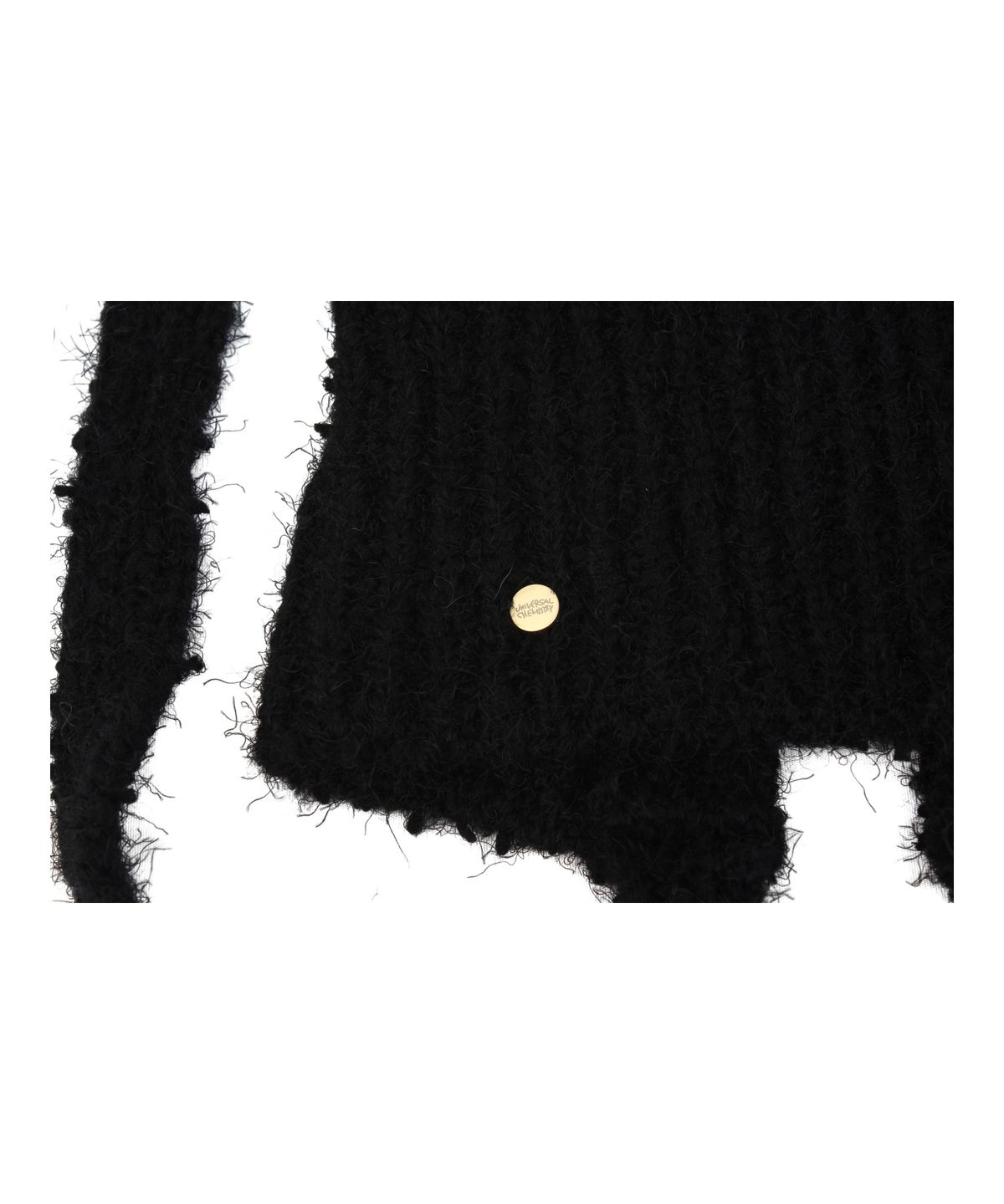 유니버셜 케미스트리(UNIVERSAL CHEMISTRY) Cat Wool Logo Black Bonnet Hat 고양이모자