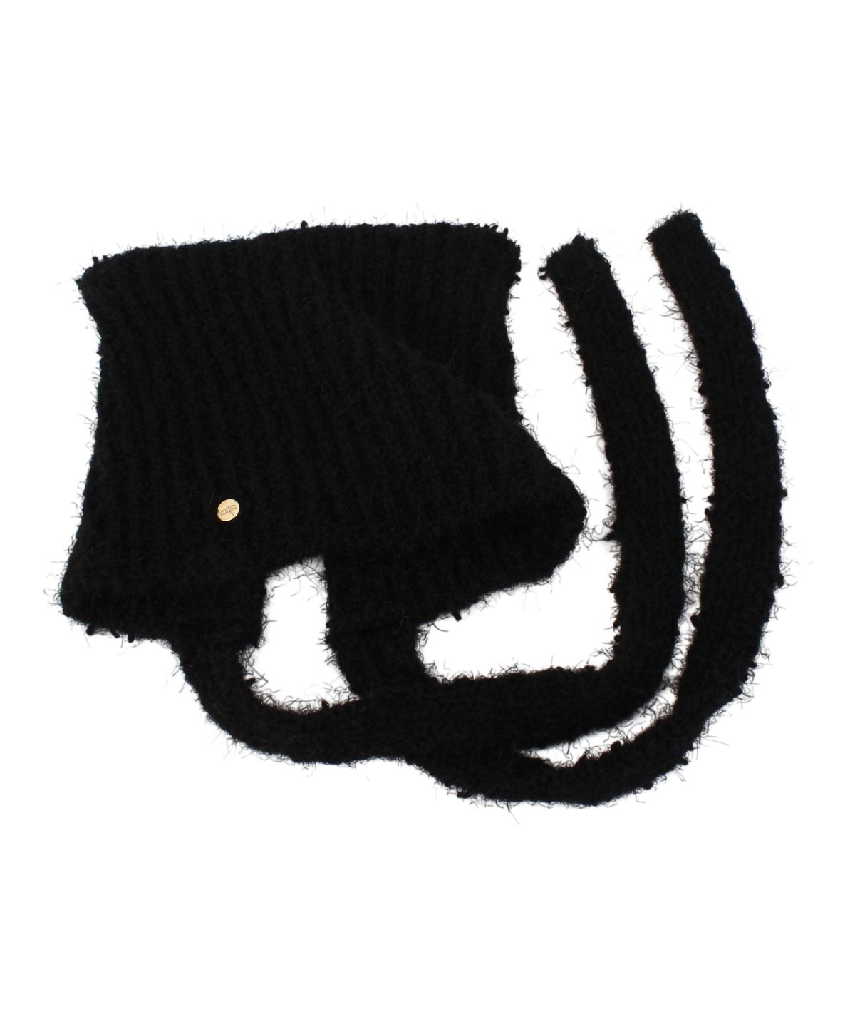 유니버셜 케미스트리(UNIVERSAL CHEMISTRY) Cat Wool Logo Black Bonnet Hat 고양이모자