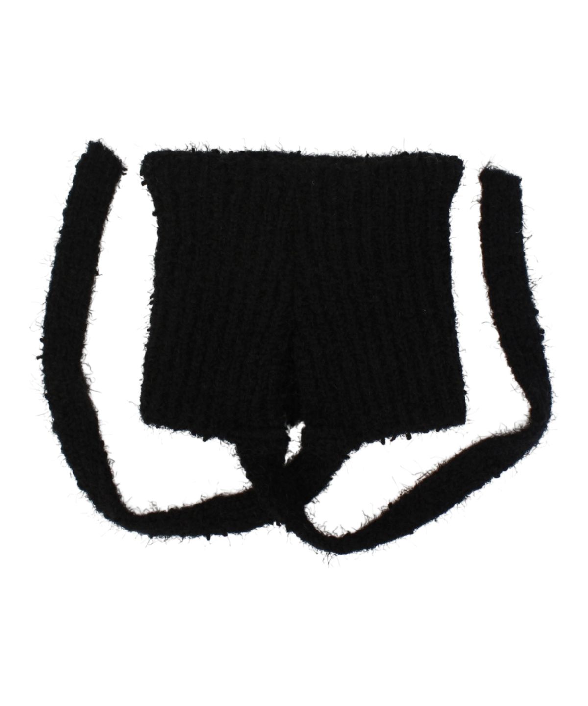 유니버셜 케미스트리(UNIVERSAL CHEMISTRY) Cat Wool Logo Black Bonnet Hat 고양이모자