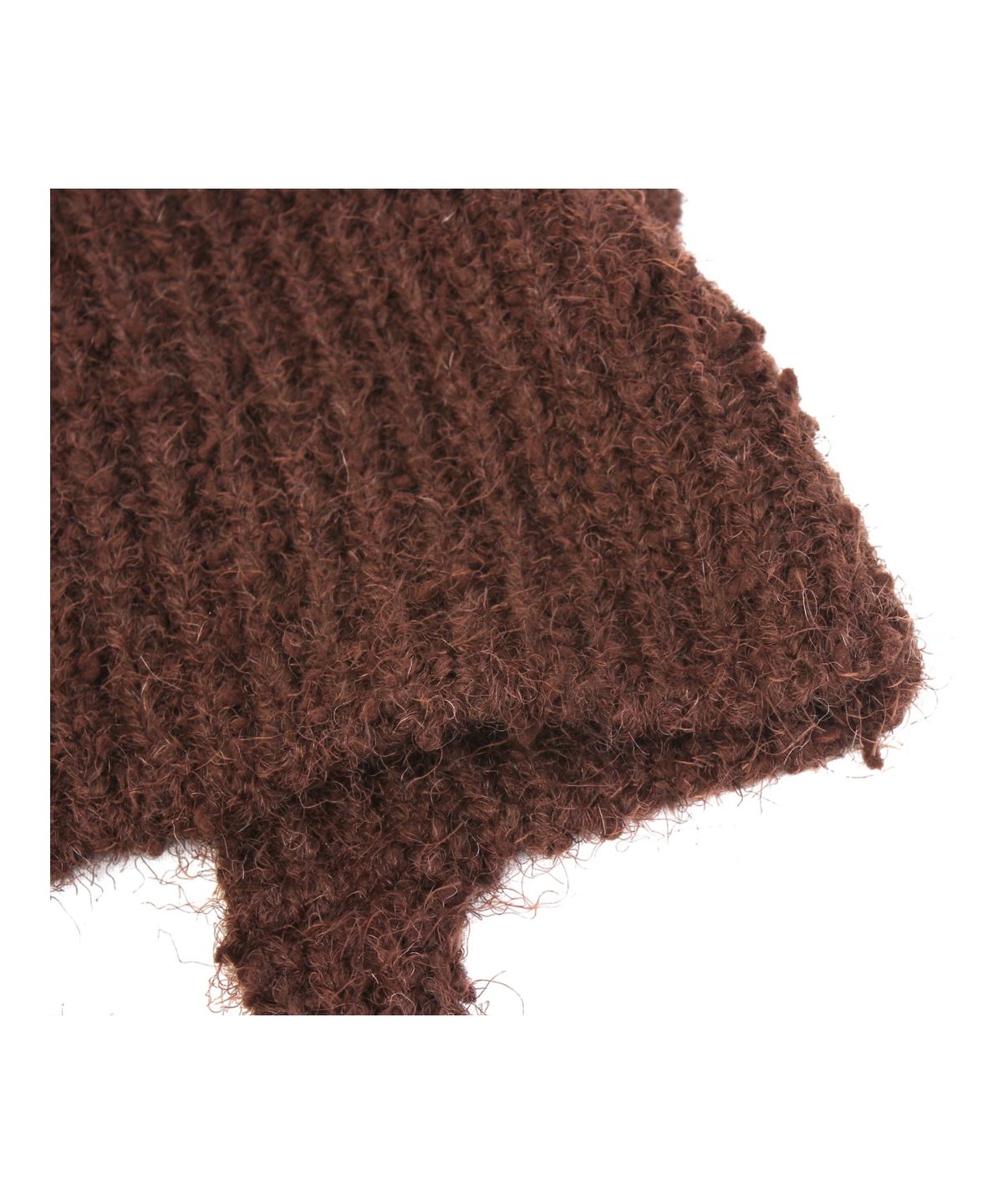 유니버셜 케미스트리(UNIVERSAL CHEMISTRY) Cat Wool Logo Brown Bonnet Hat 고양이모자